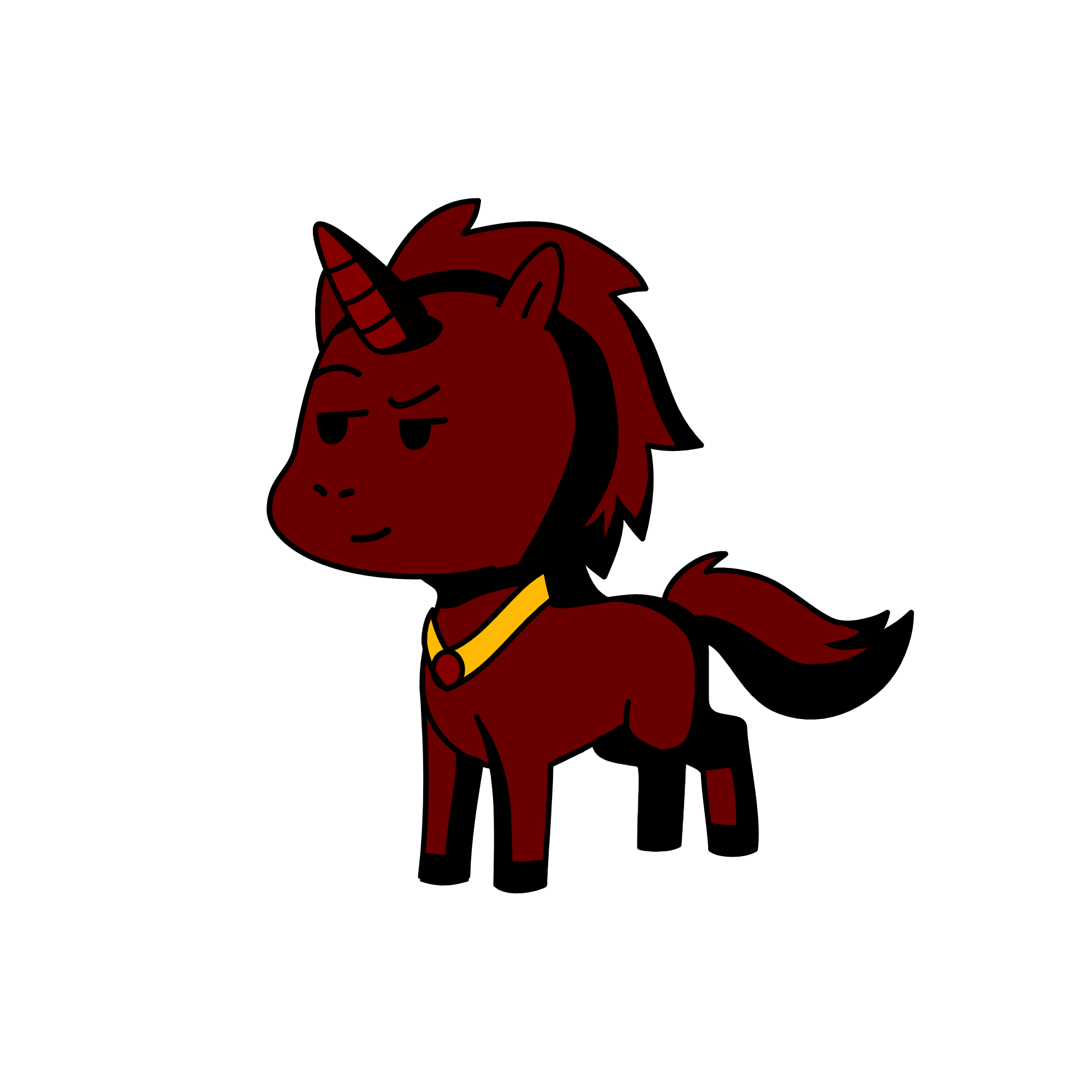 Bronco, the unicorn