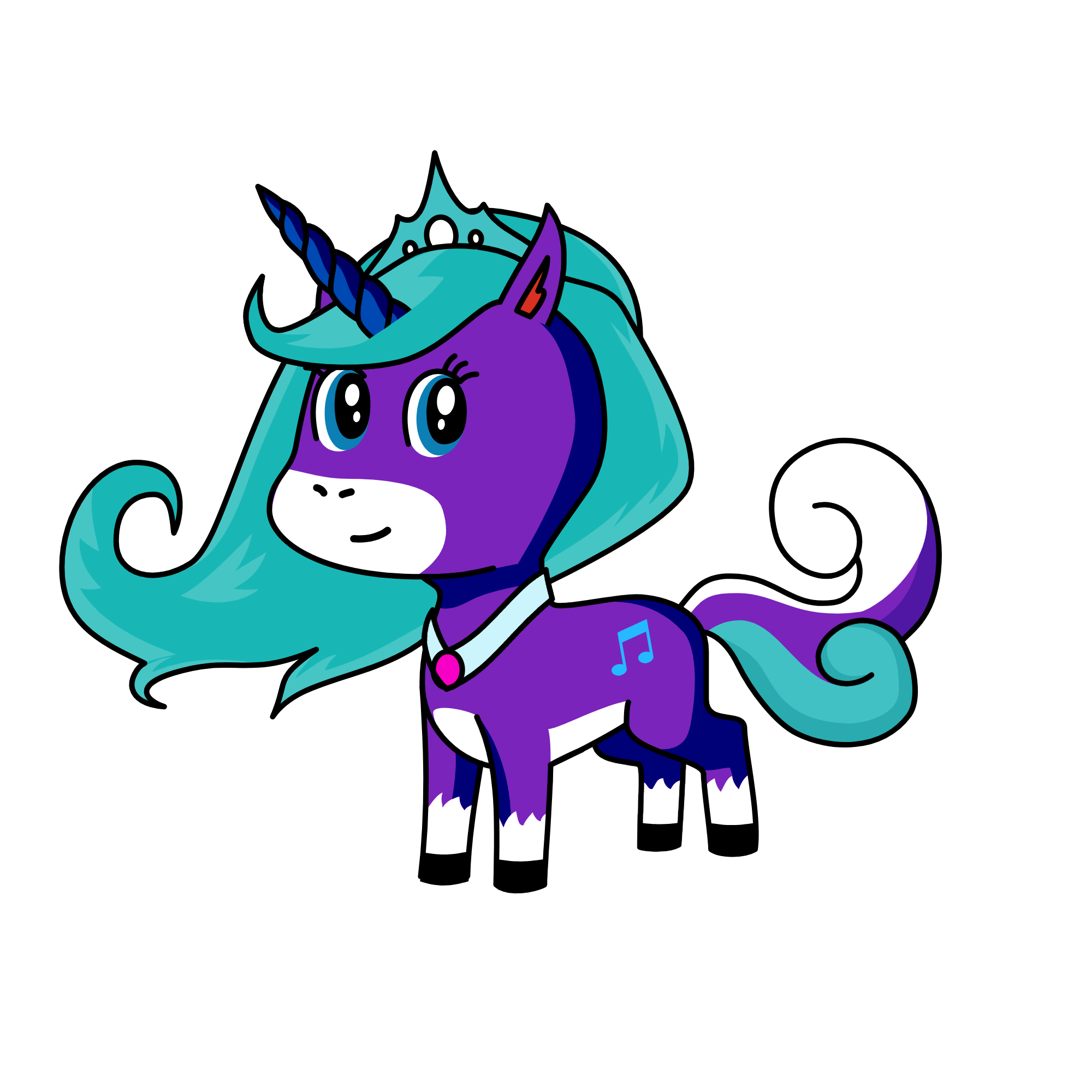 Starry, the unicorn