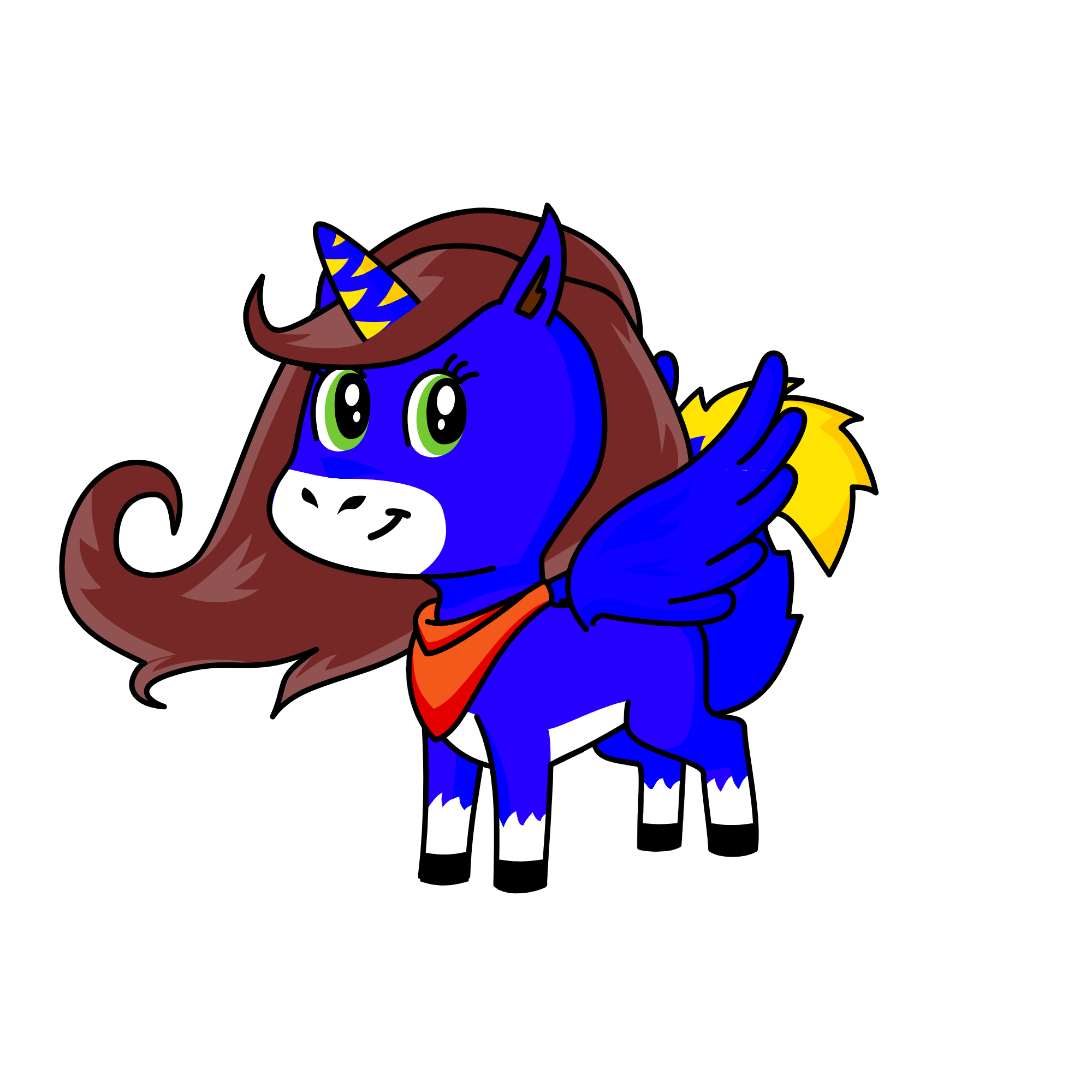 Mima, the unicorn