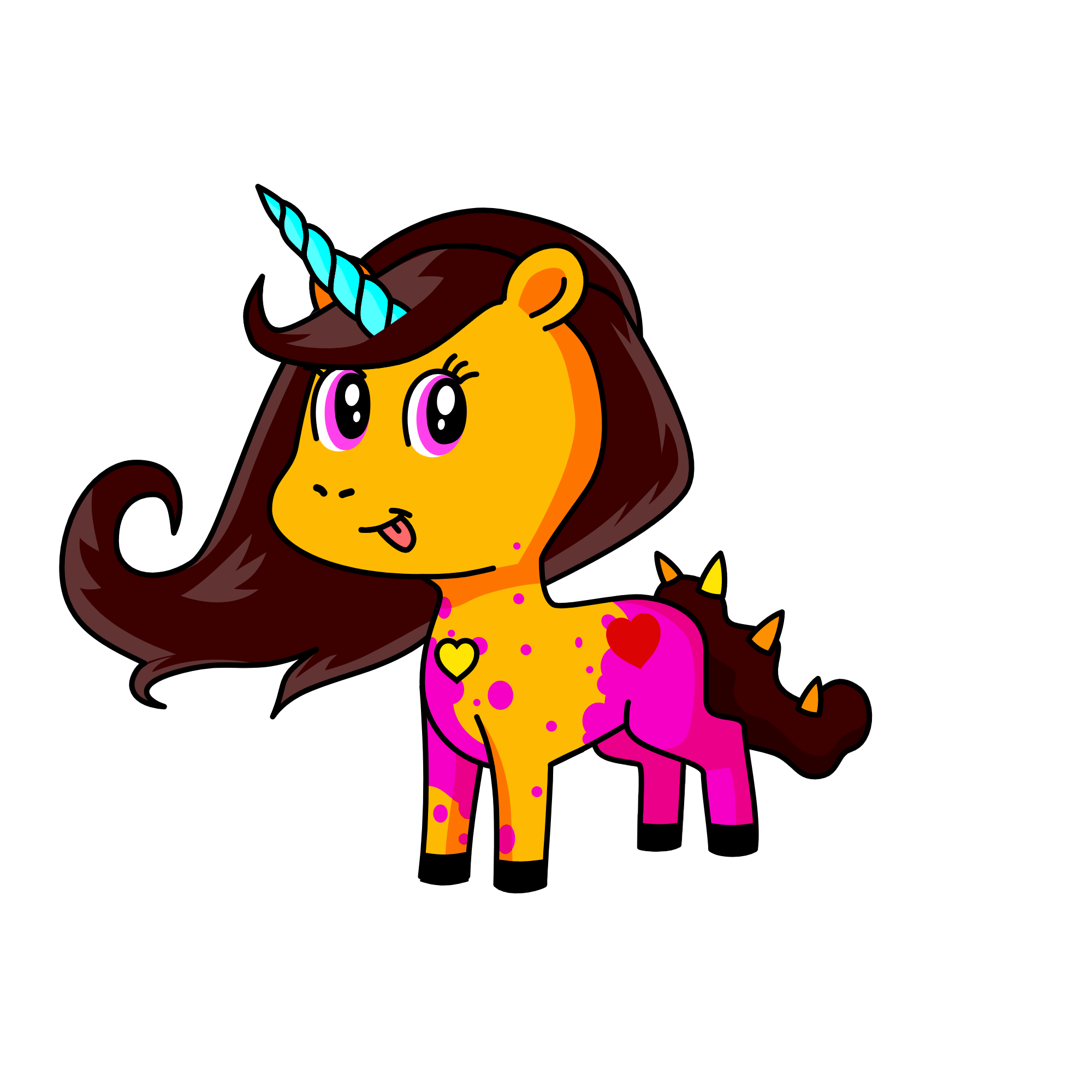 cupcake, the unicorn
