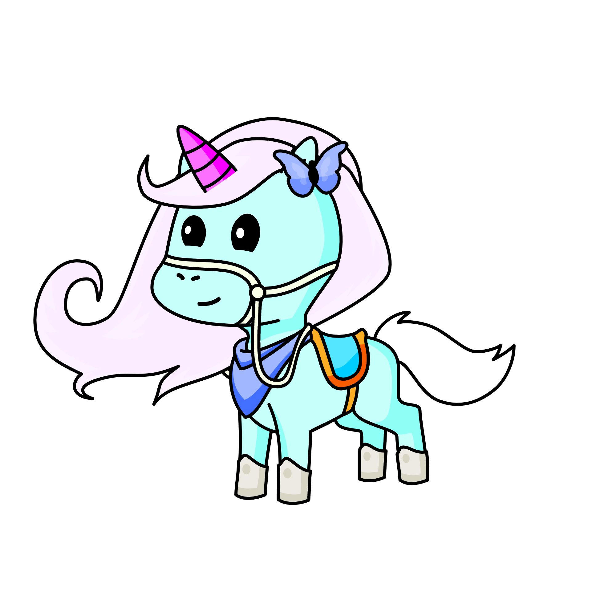 Snow Queen, the unicorn
