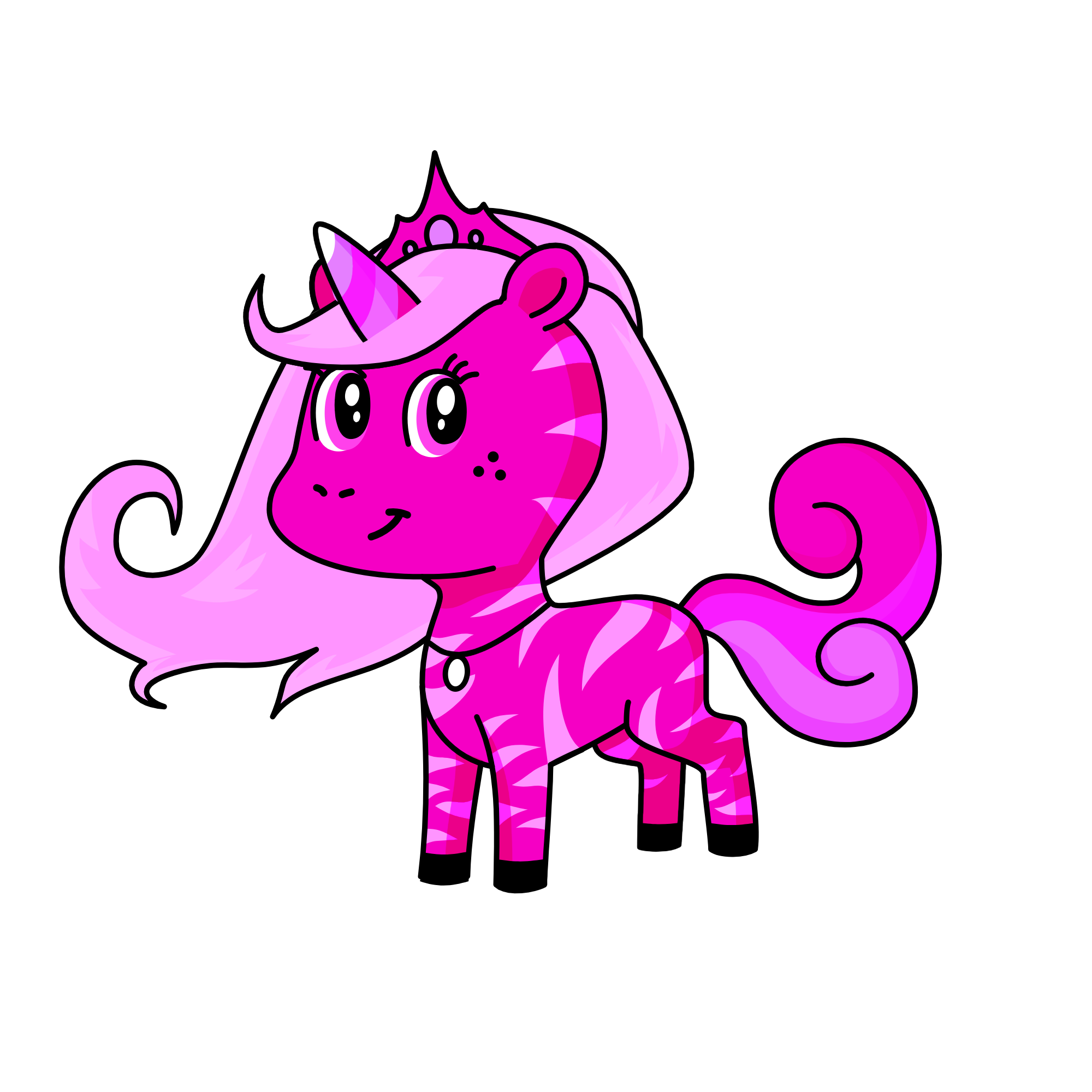 pinky, the unicorn