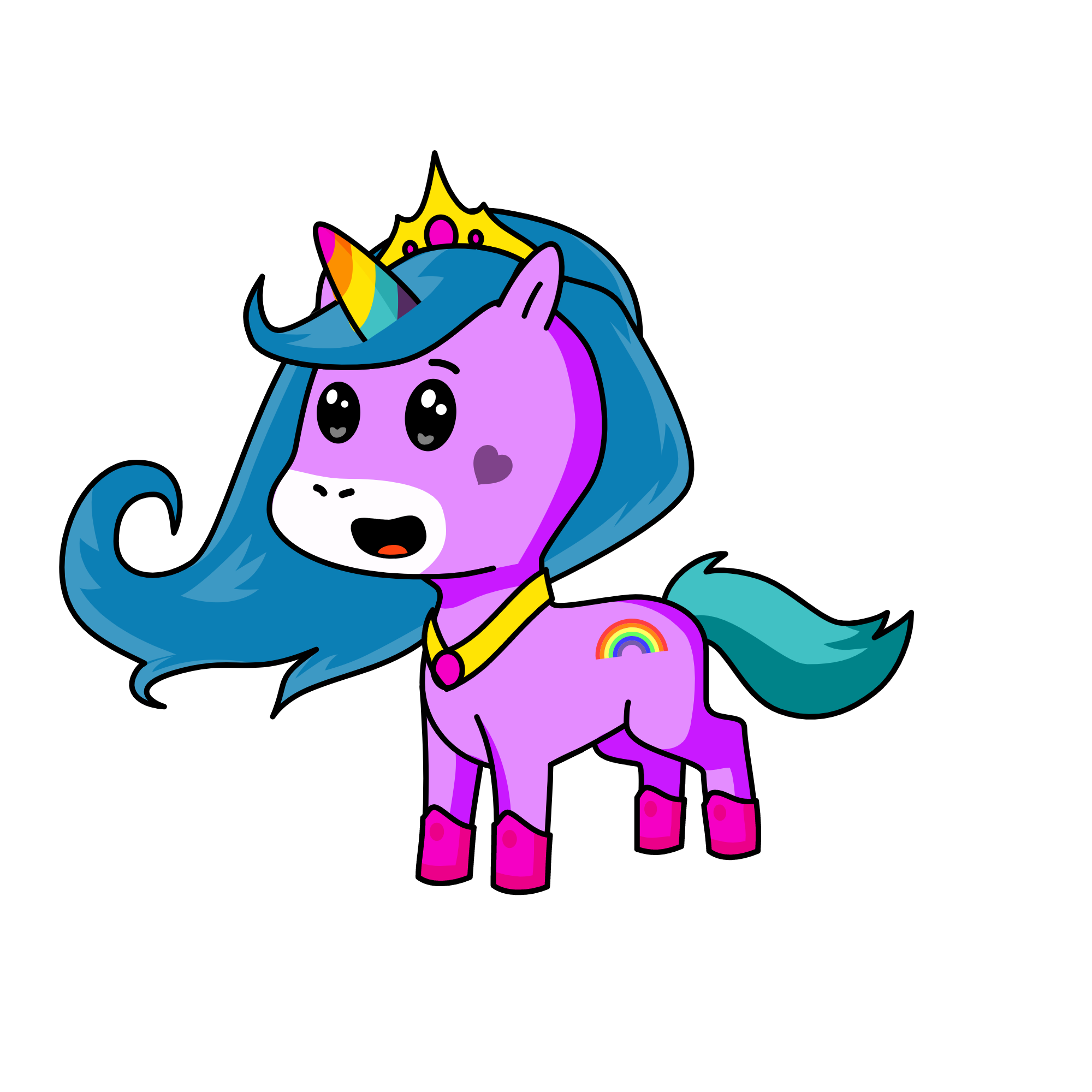 Moonlight, the unicorn