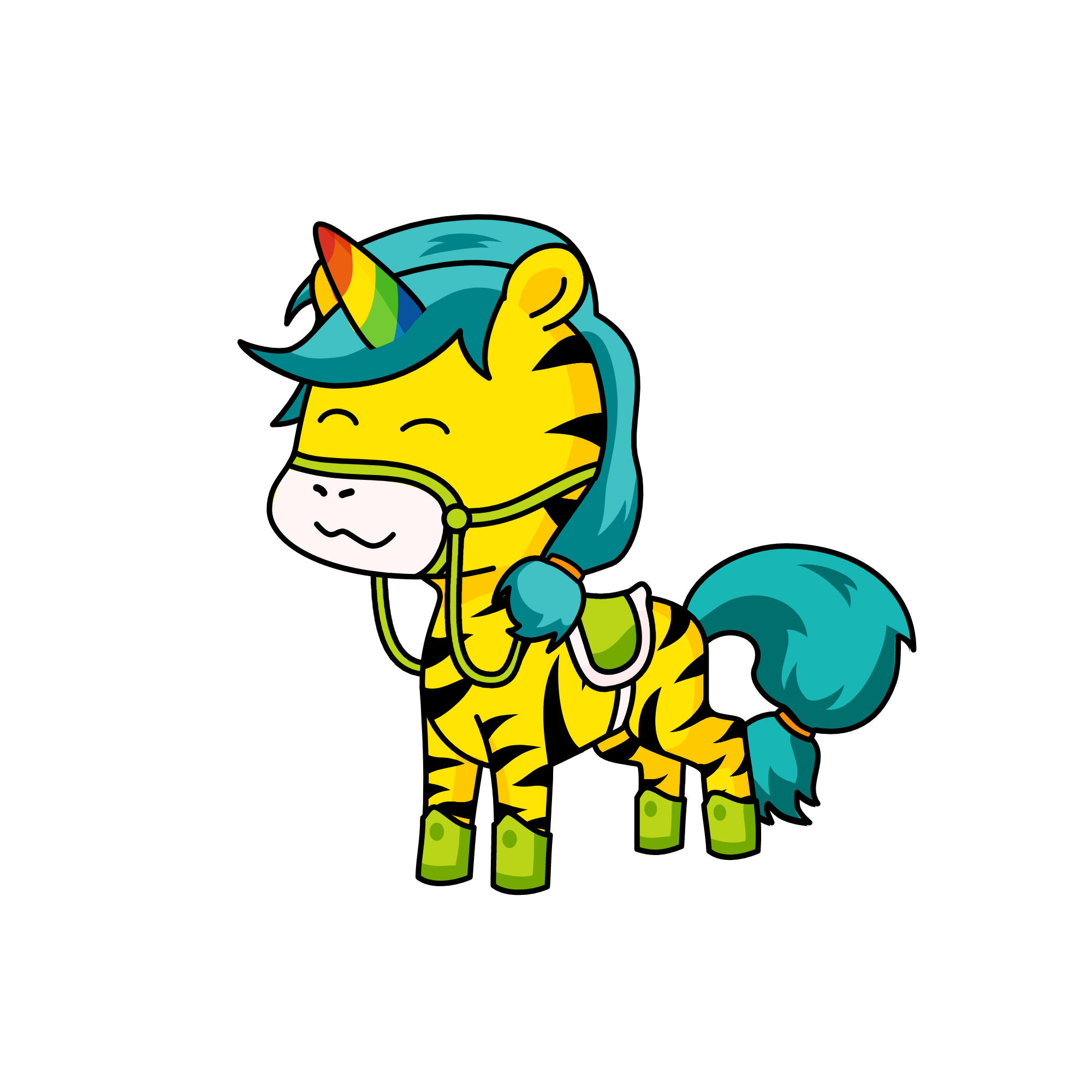 Tiger Pooh, the unicorn
