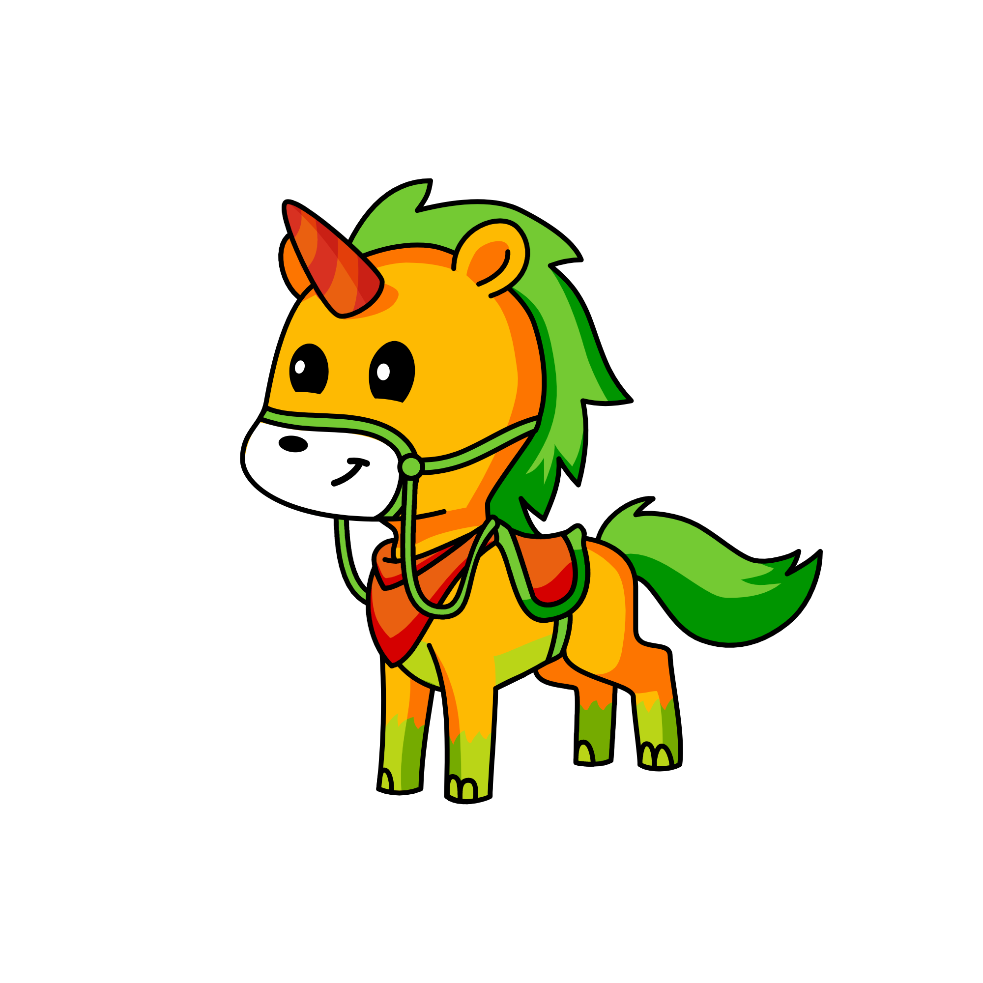 Lava, the unicorn