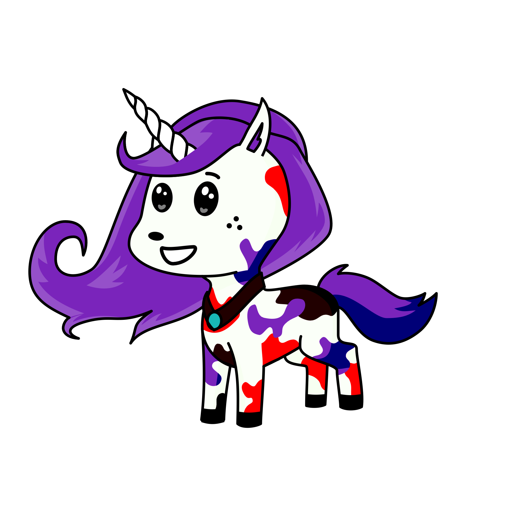 Moonlight, the unicorn