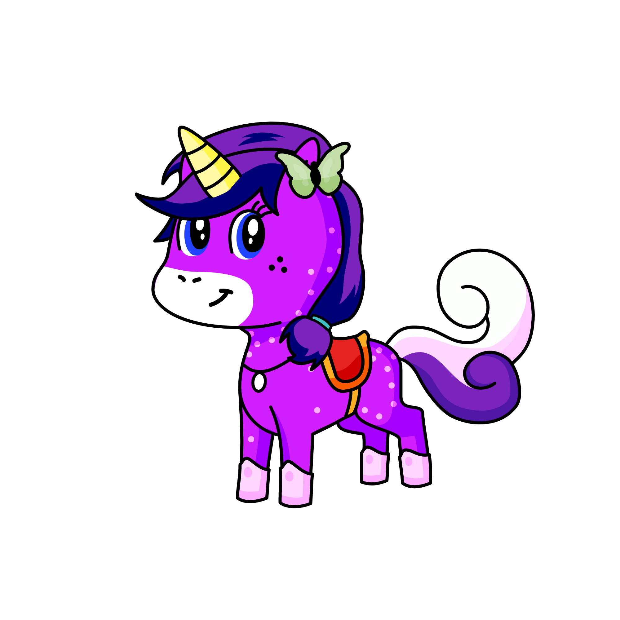 Waggy, the unicorn