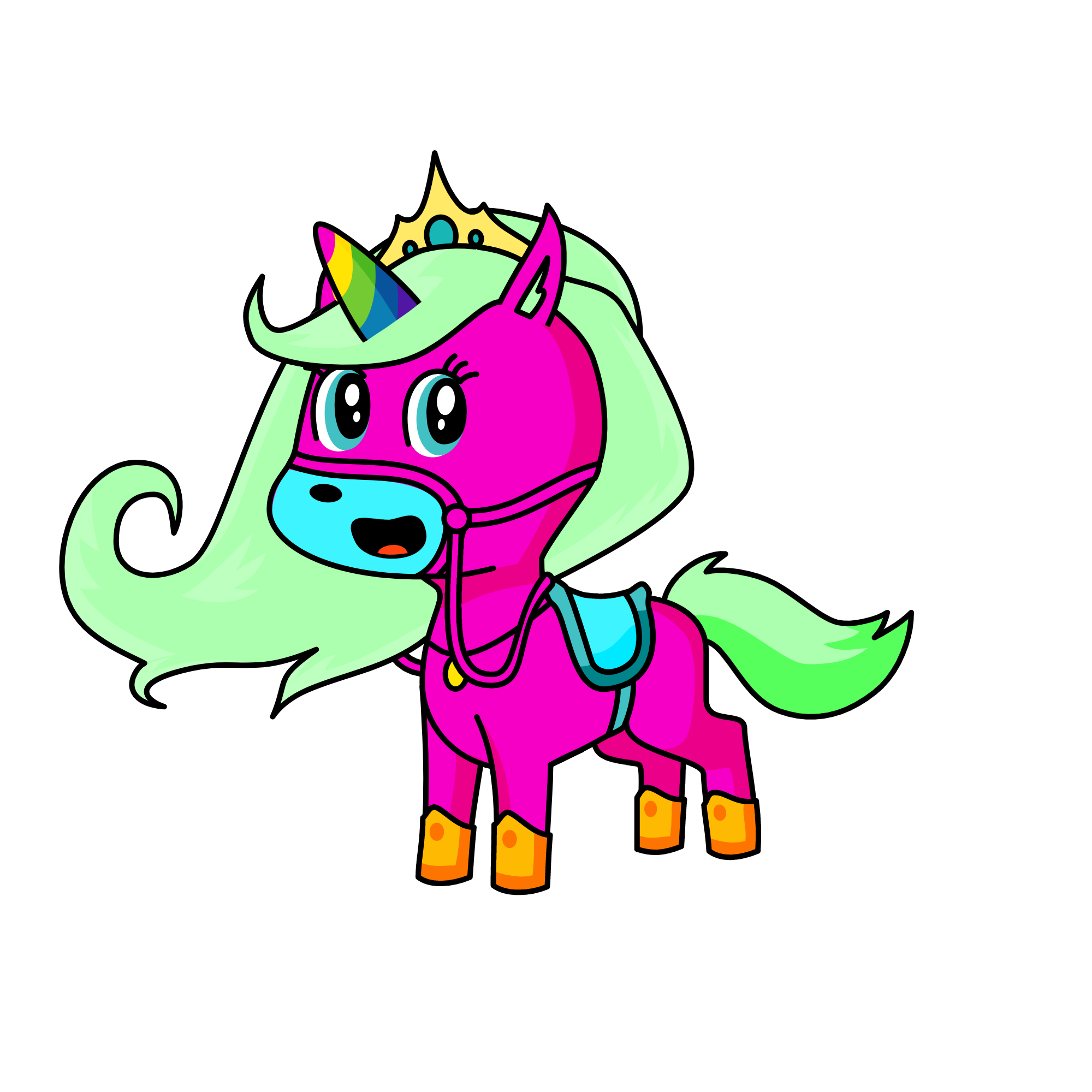 unirainbowzcorn, the unicorn