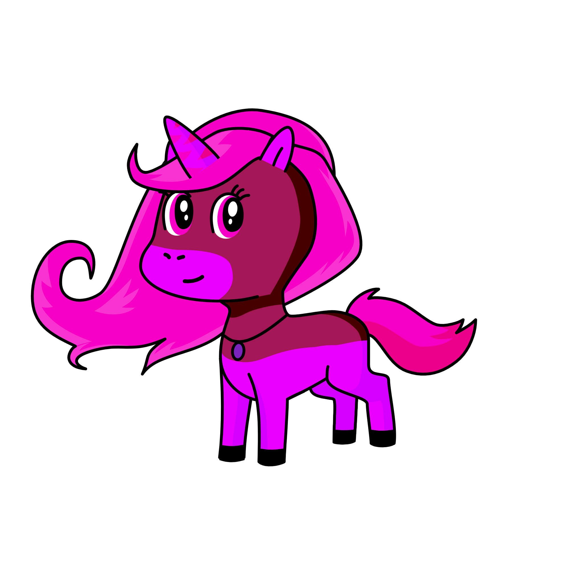 Galaxy, the unicorn