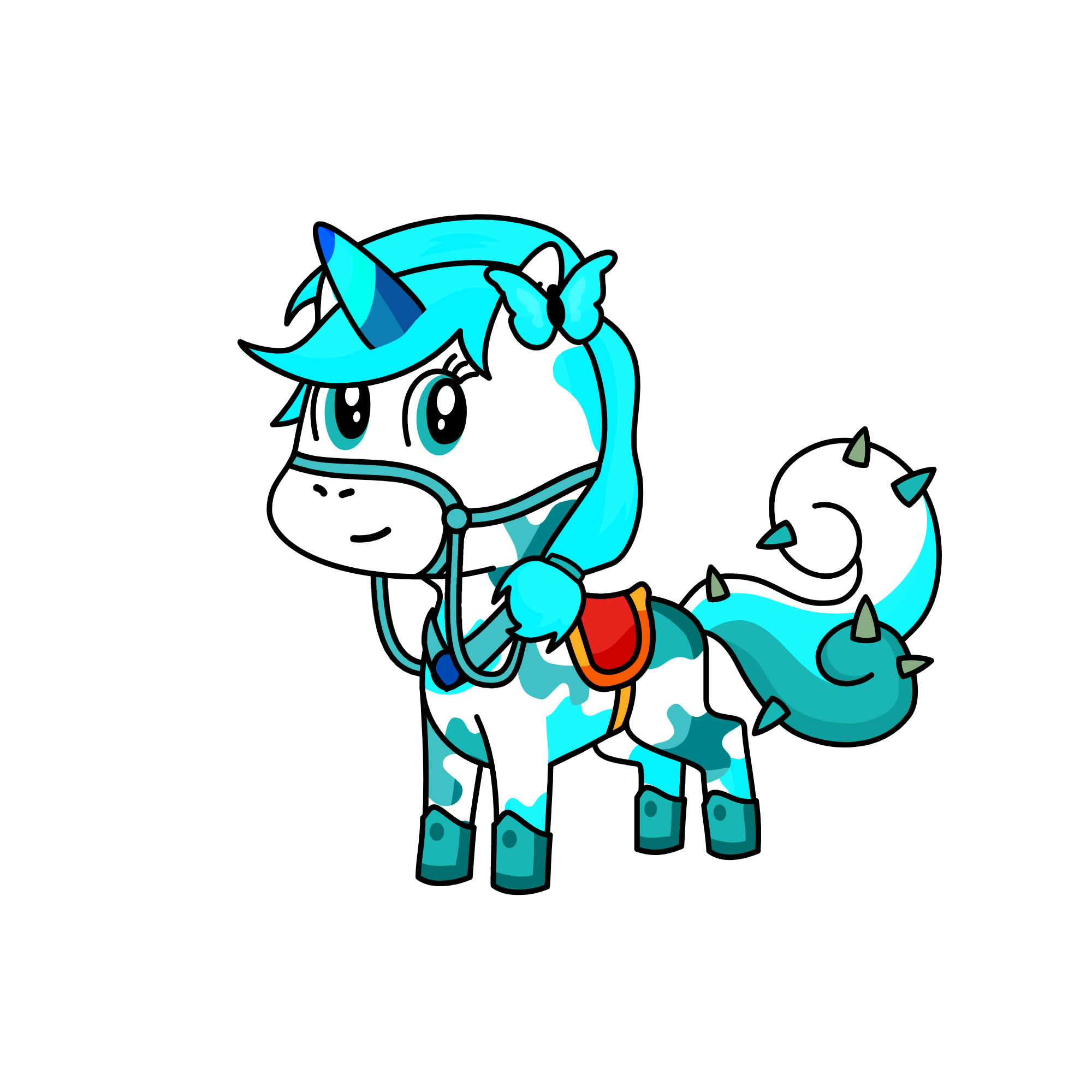 snowy, the unicorn