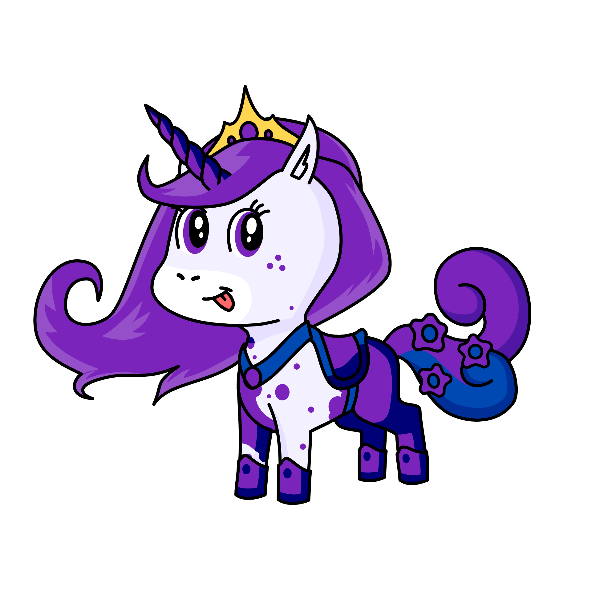 darky, the unicorn