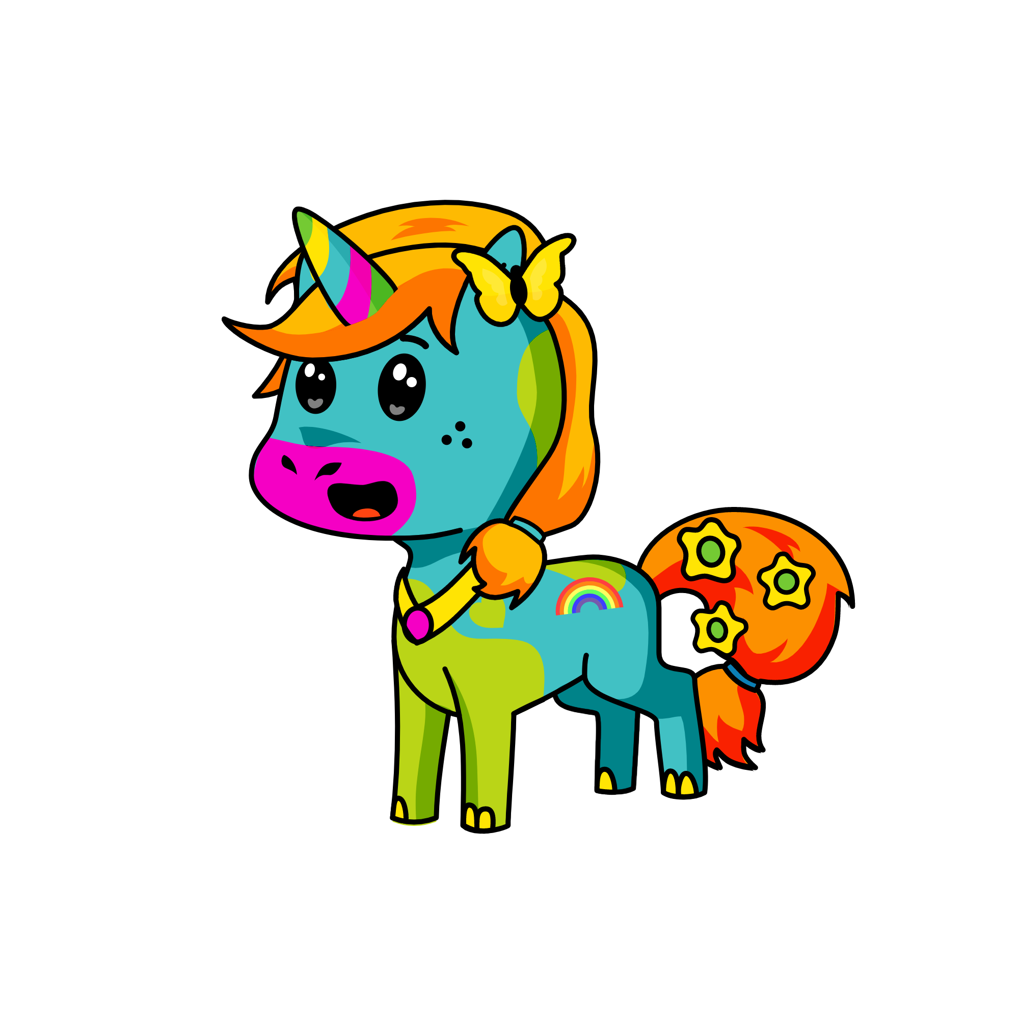 summer, the unicorn