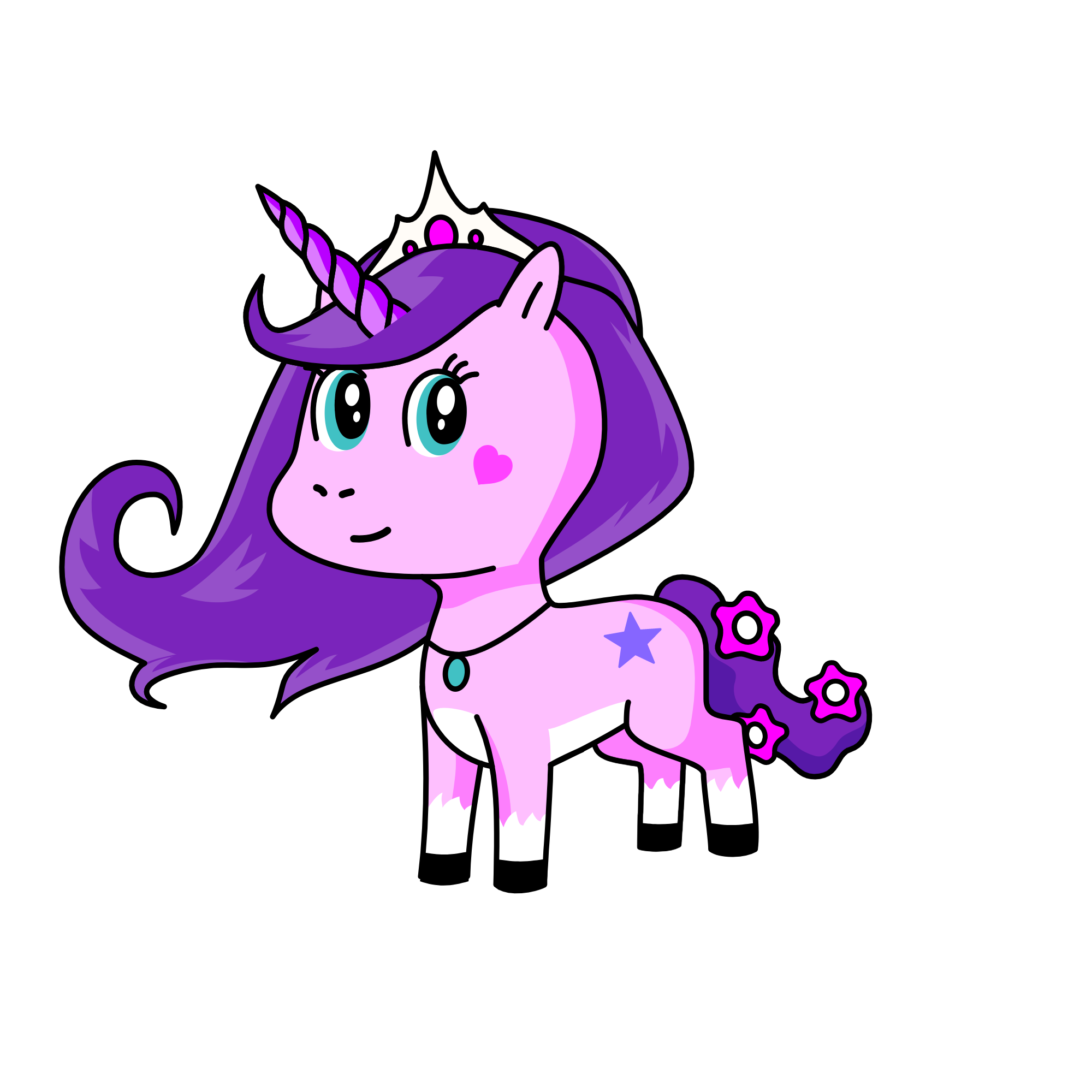 Jasmine, the unicorn