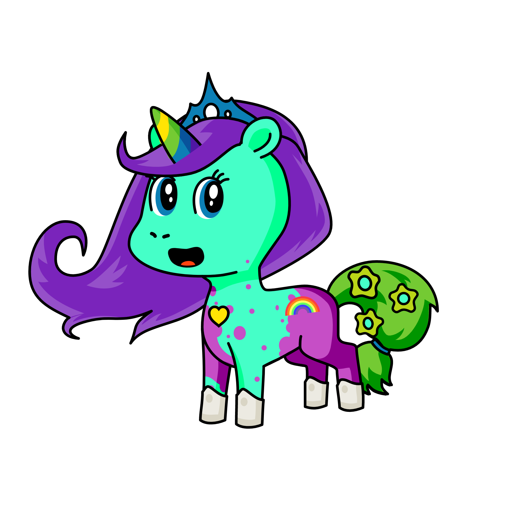 Reina mia, the unicorn