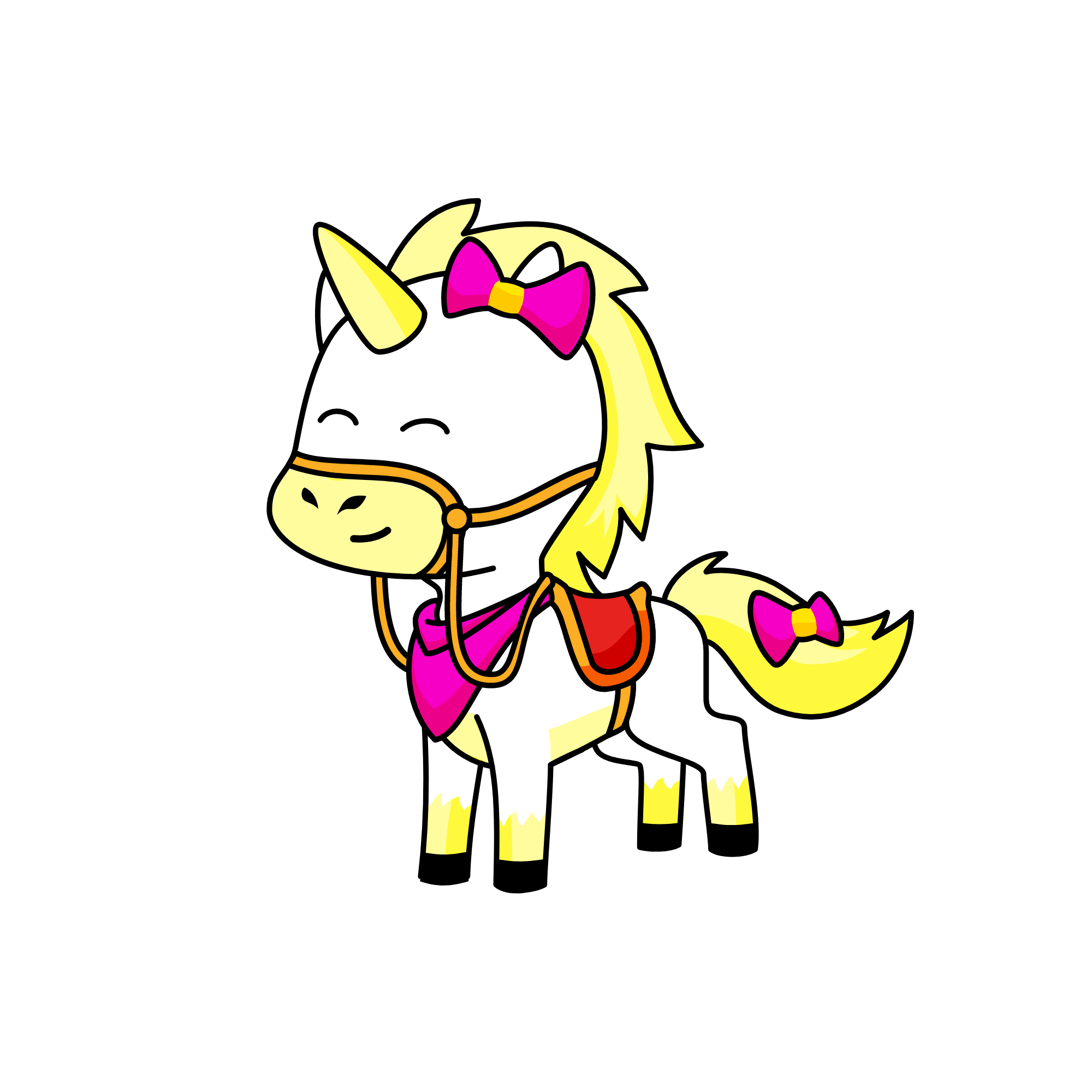 Ponely, the unicorn