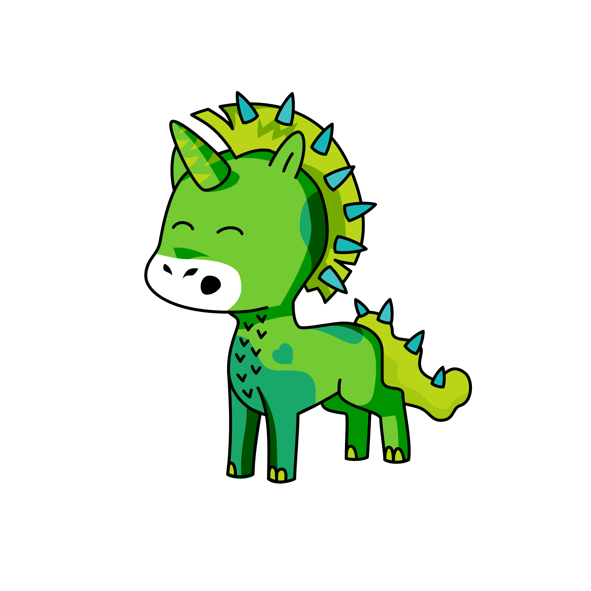 Dino, the unicorn