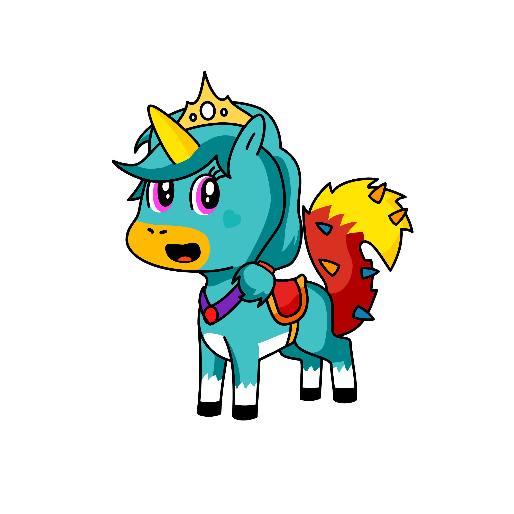 fluffy, the unicorn
