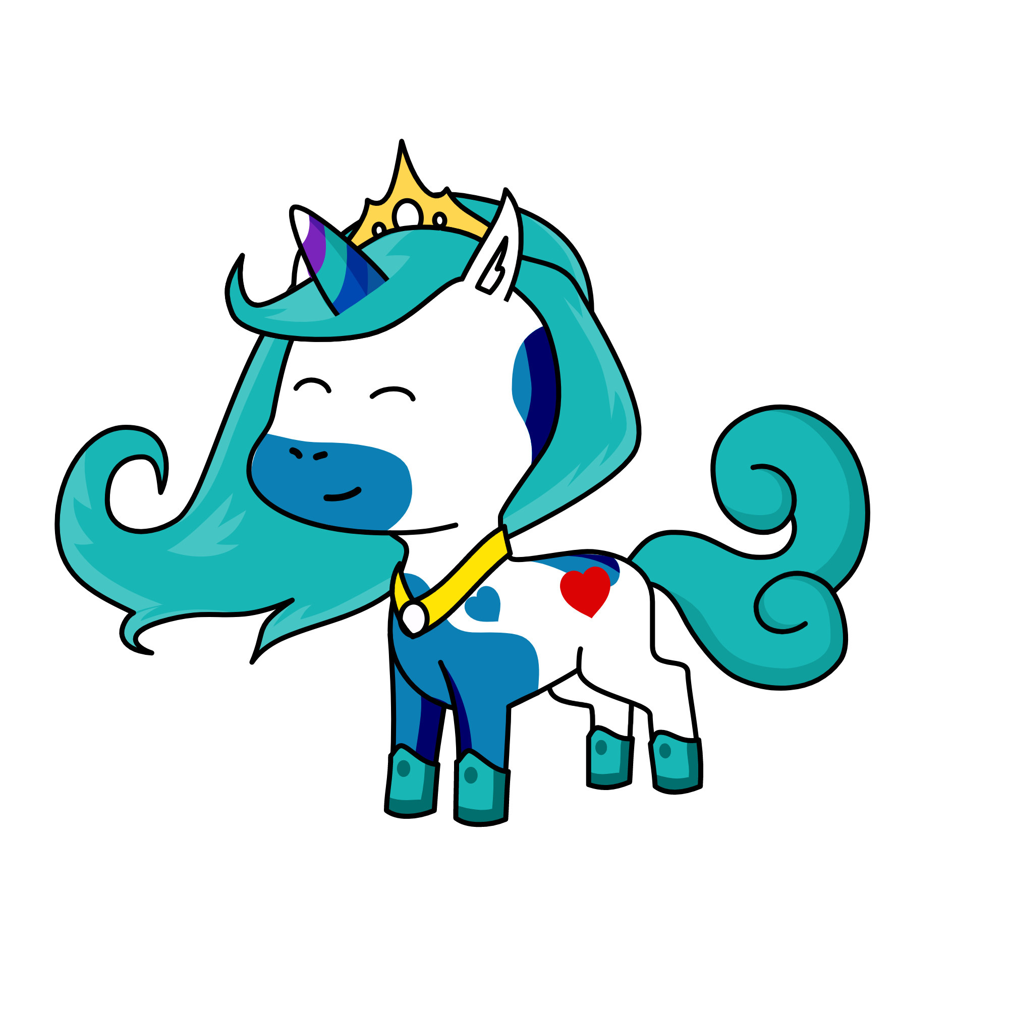 Snow, the unicorn