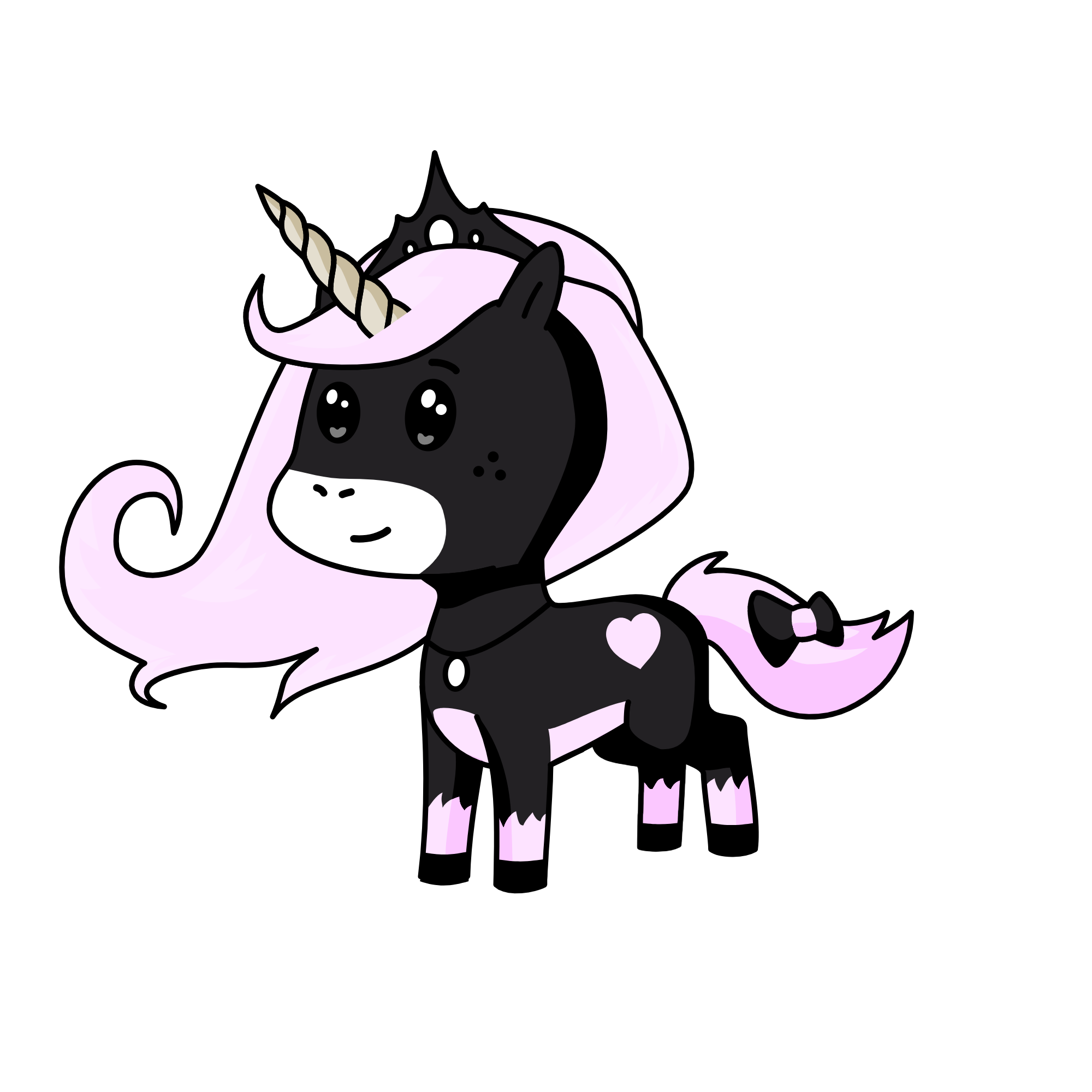 The black unicorn, the unicorn