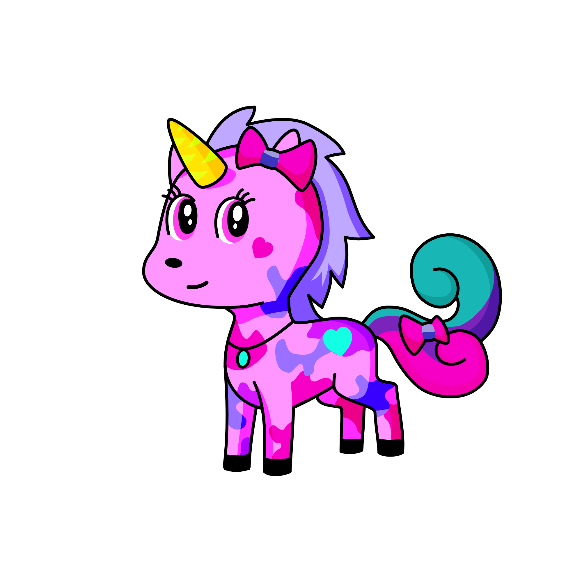 Lady Lilly, the unicorn
