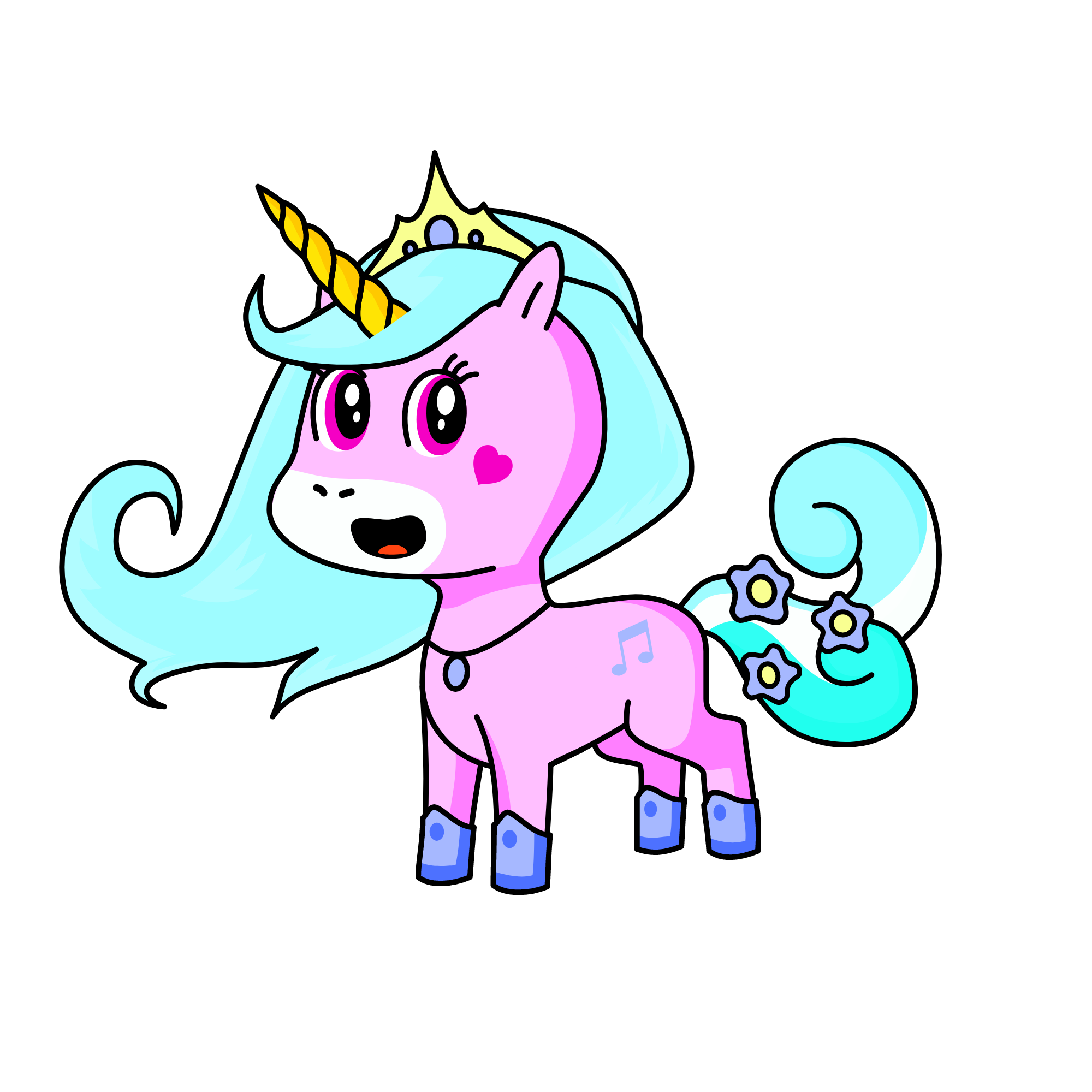 Princess Sunshine, the unicorn