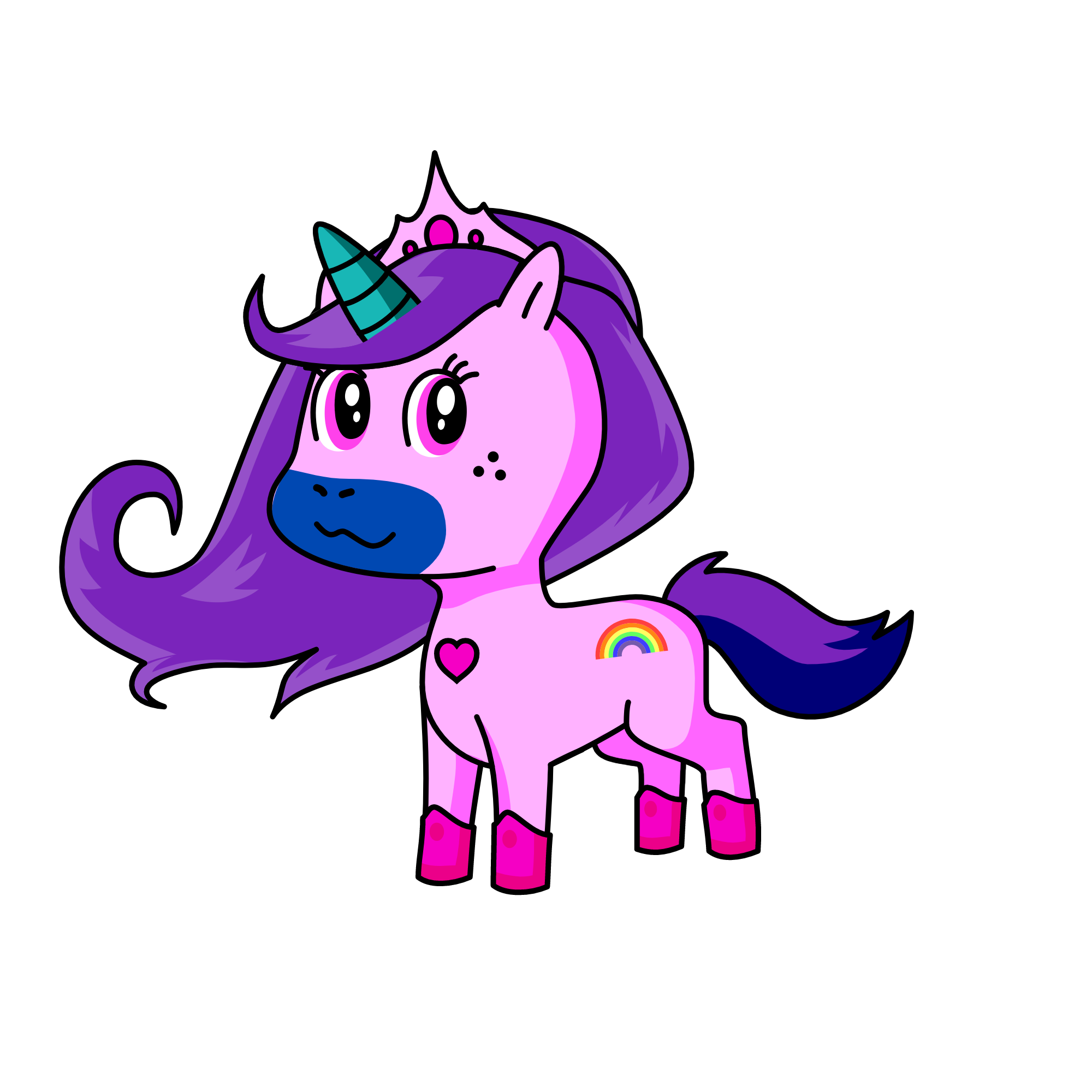 rainbow, the unicorn
