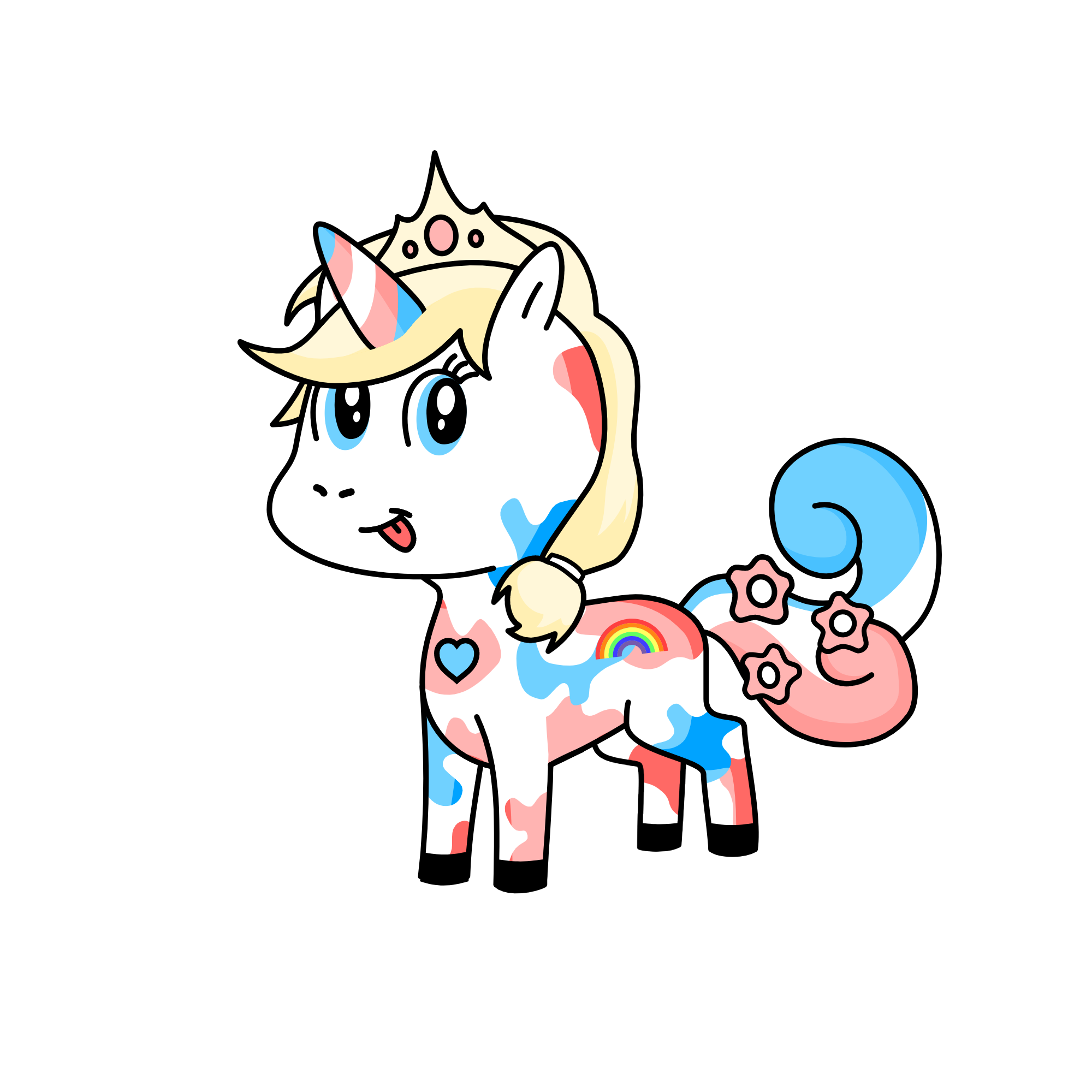 pee pee, the unicorn