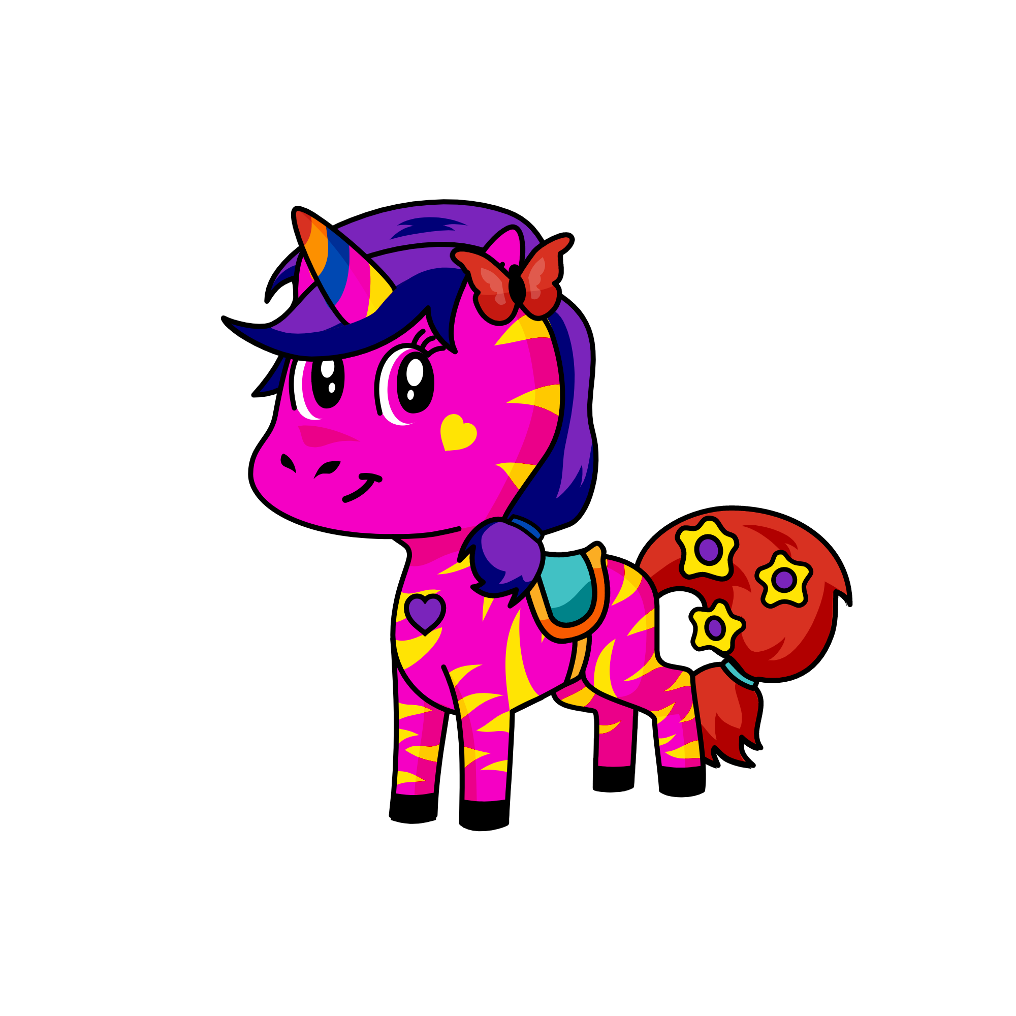 Flower, the unicorn
