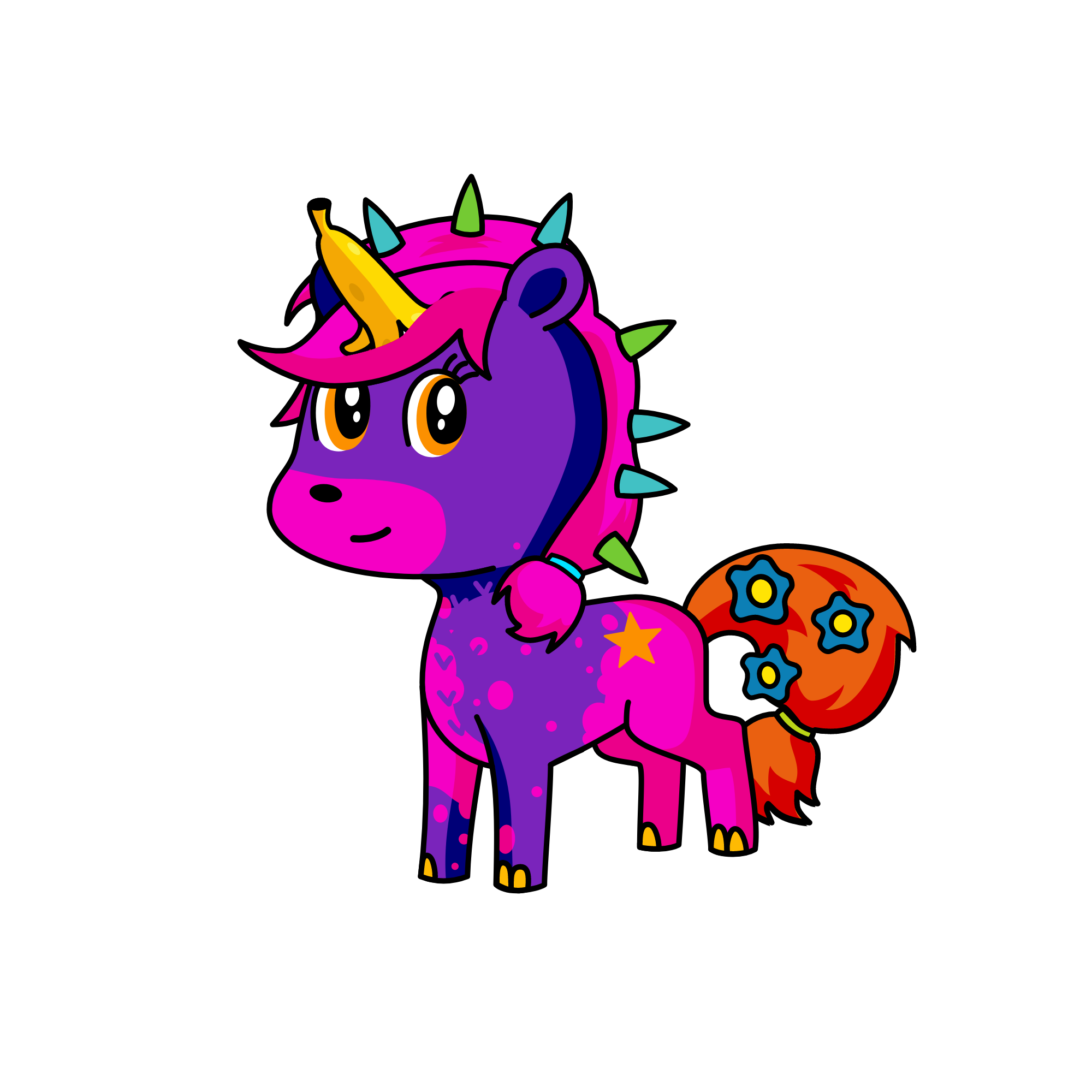 PRINCESS BANANA, the unicorn