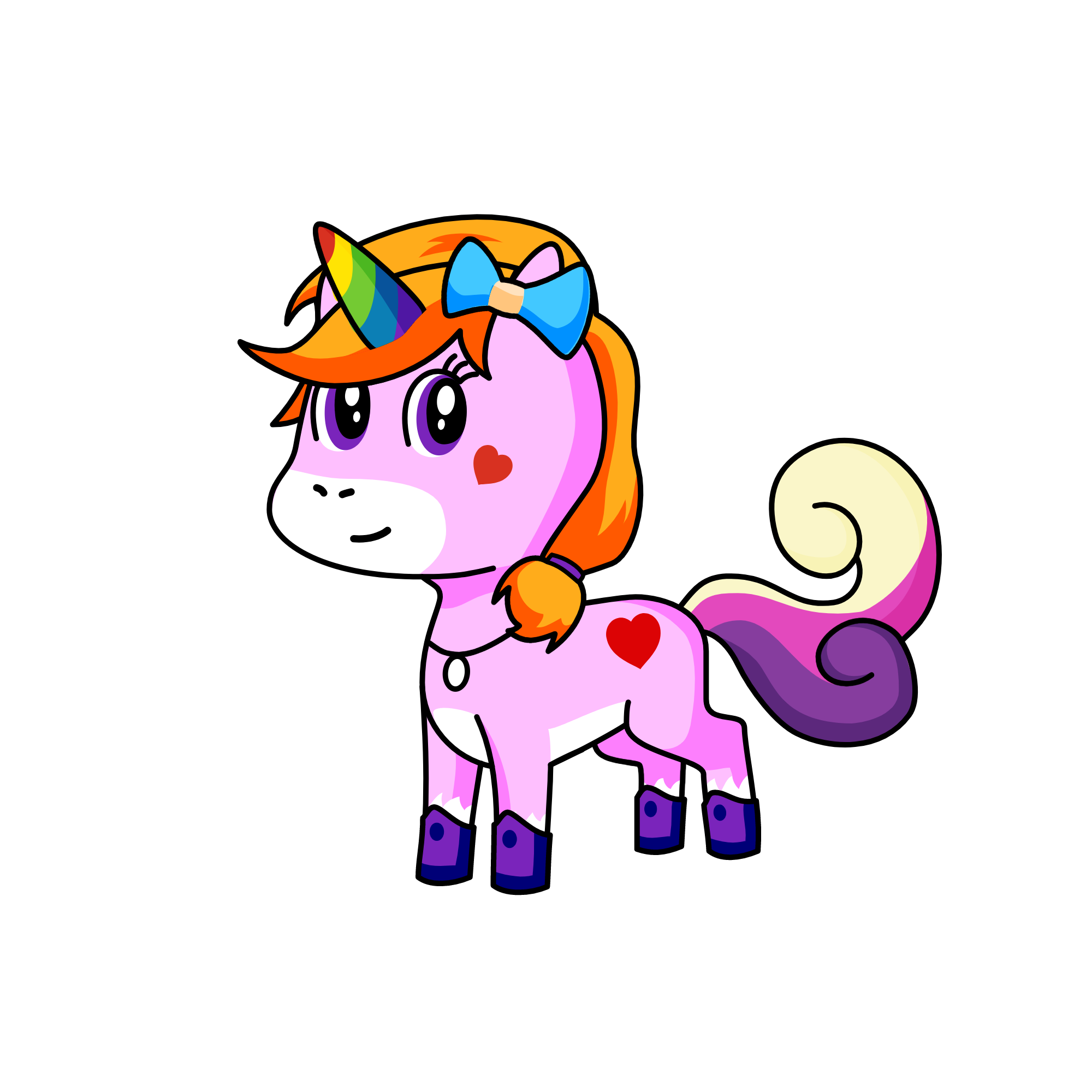 lavender, the unicorn