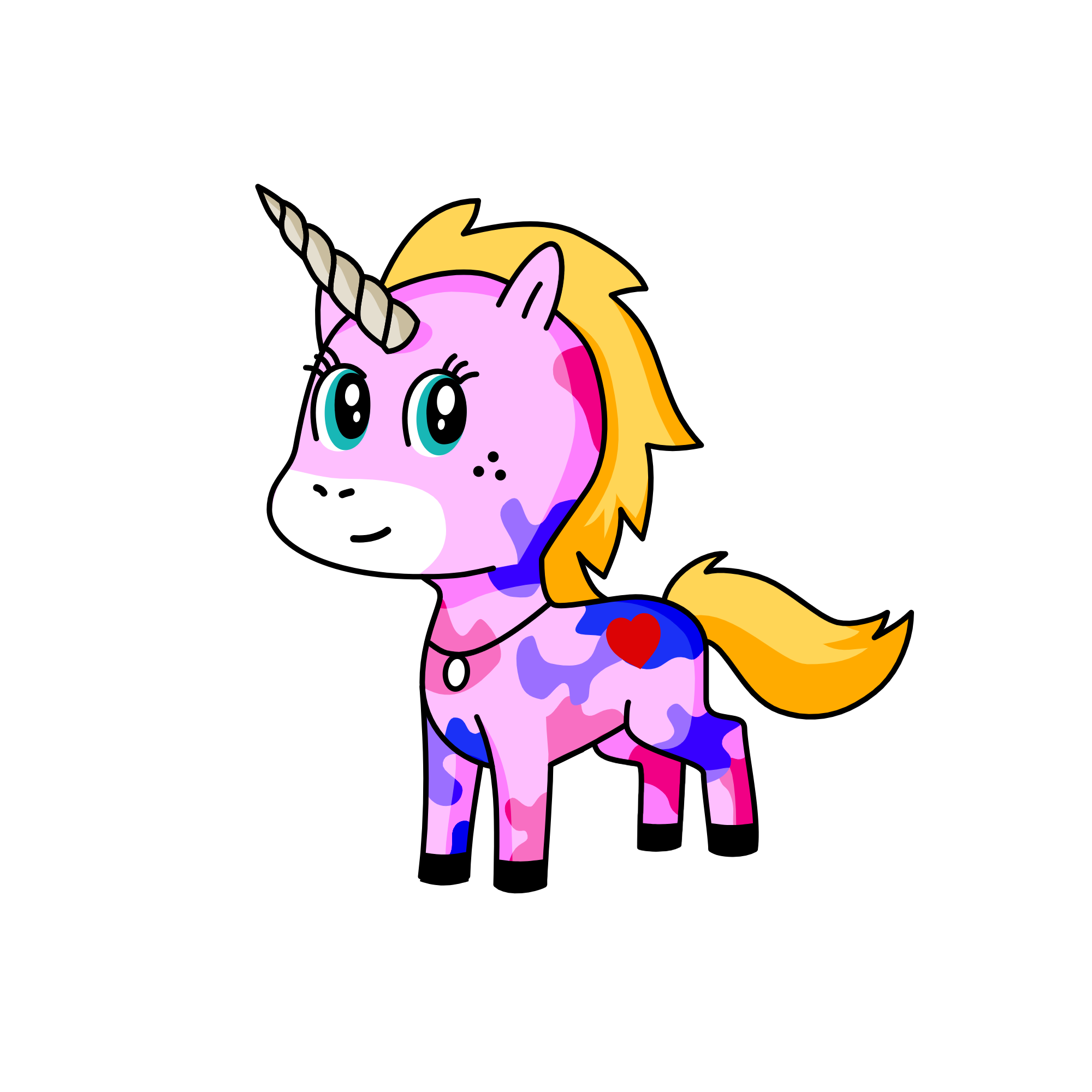 cupcake, the unicorn