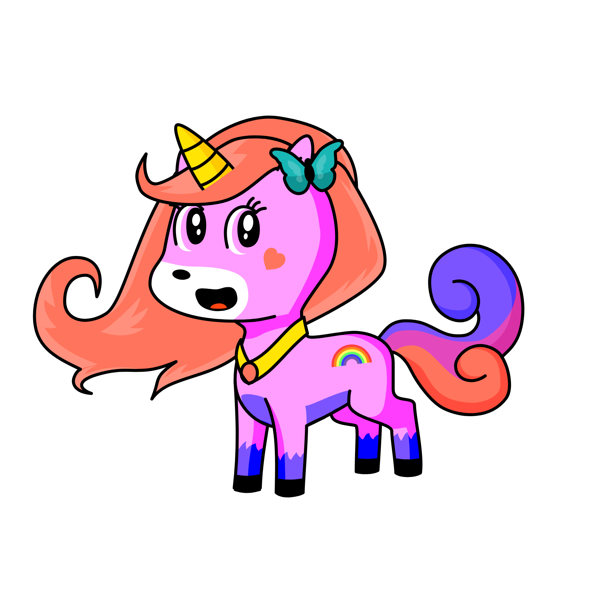 bella the unicorn, the unicorn