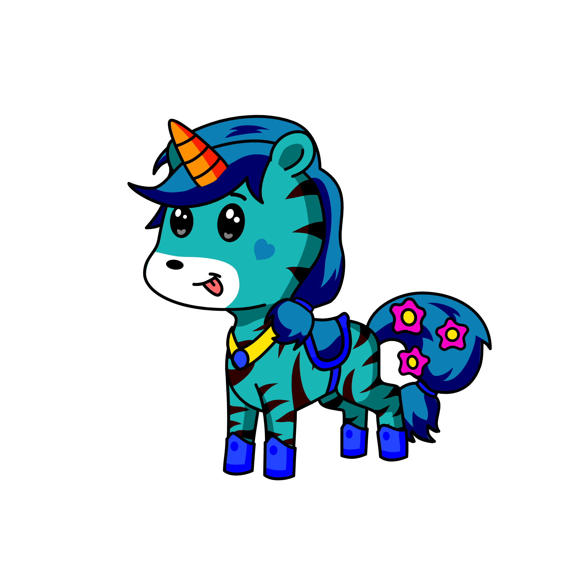 kawaii patato, the unicorn
