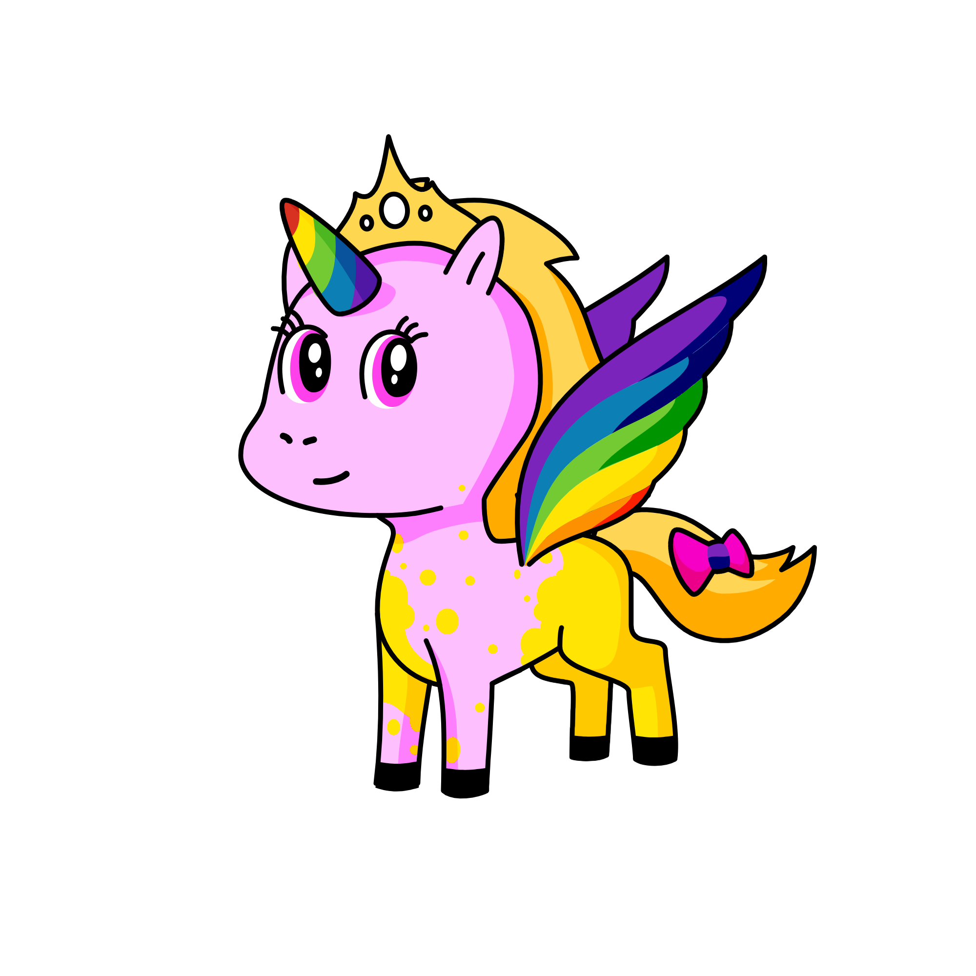 Sun, the unicorn
