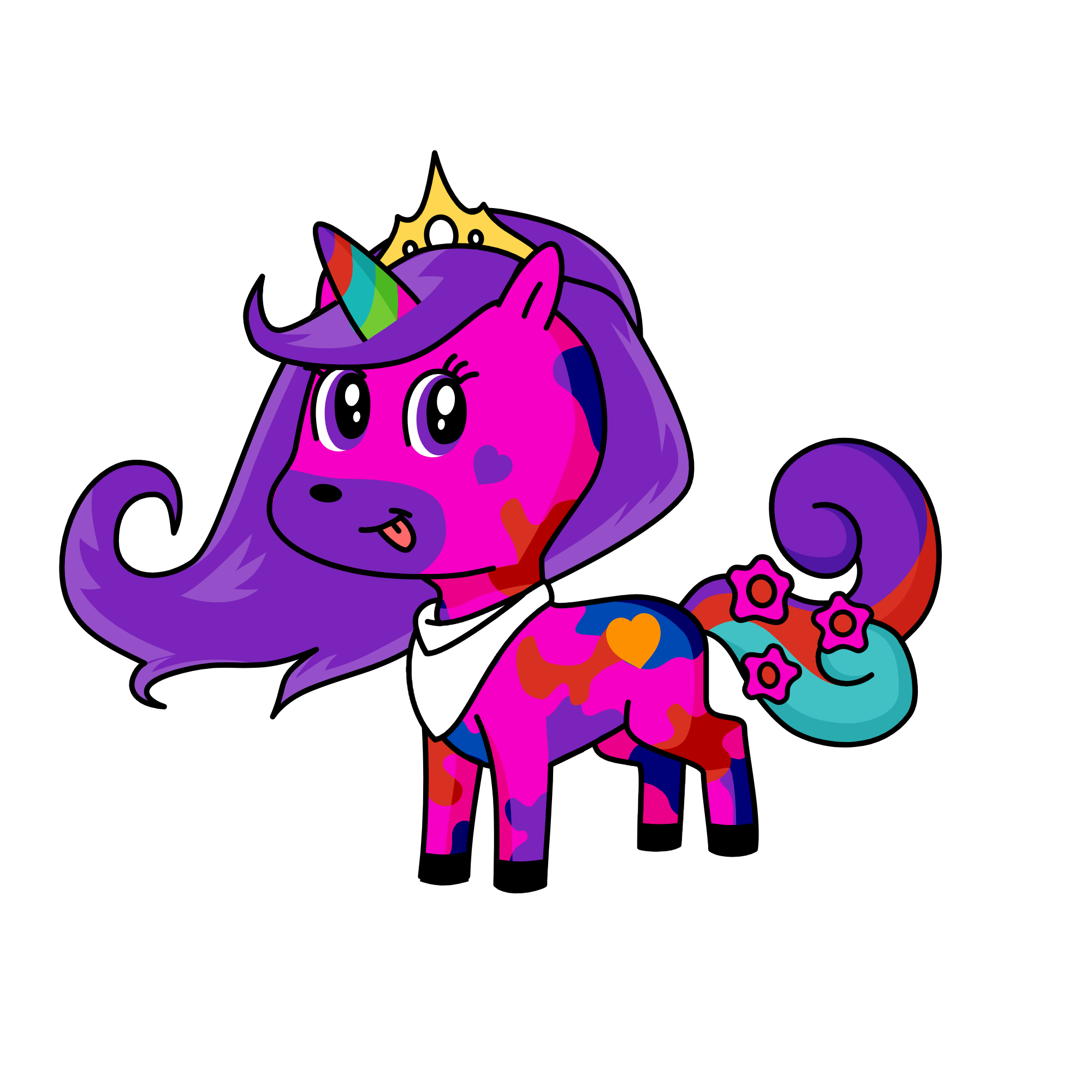 Prissnse ice, the unicorn
