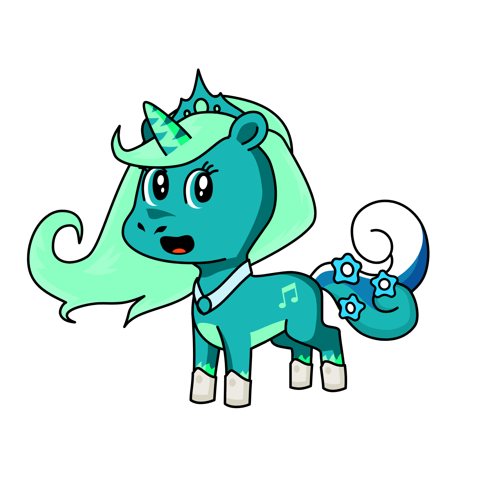 winter, the unicorn