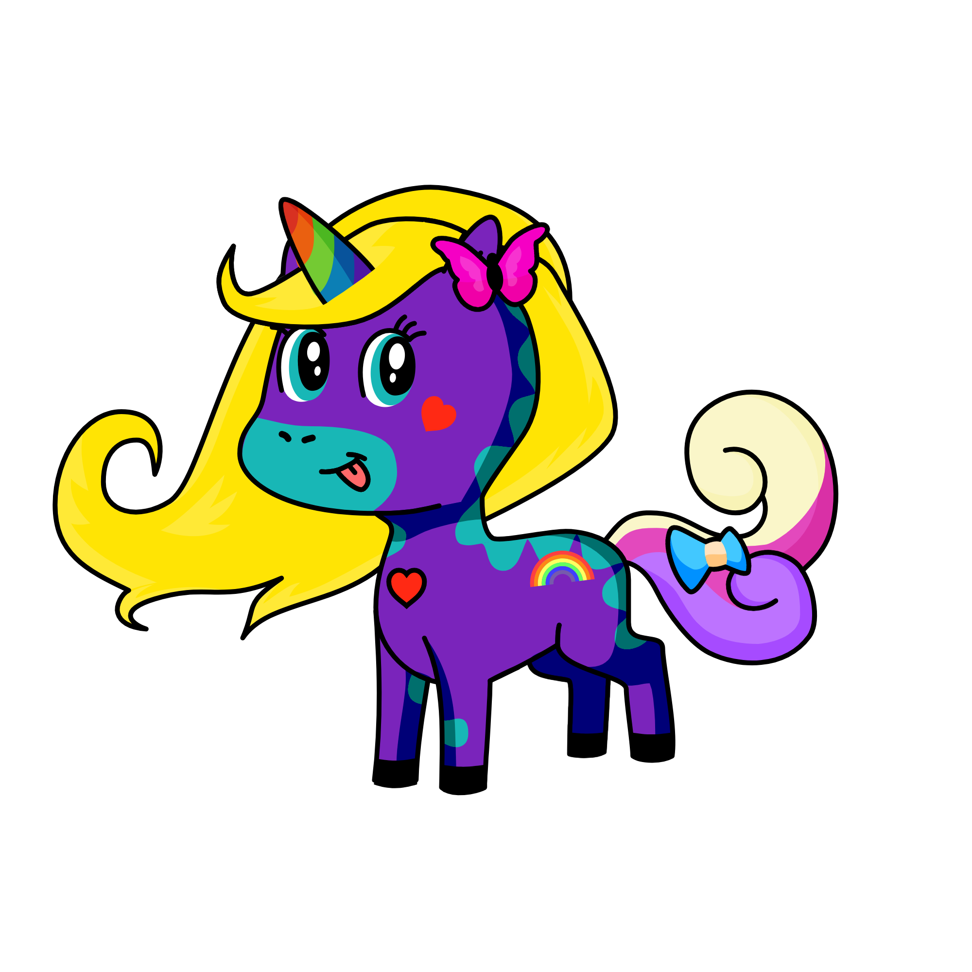 Monica, the unicorn