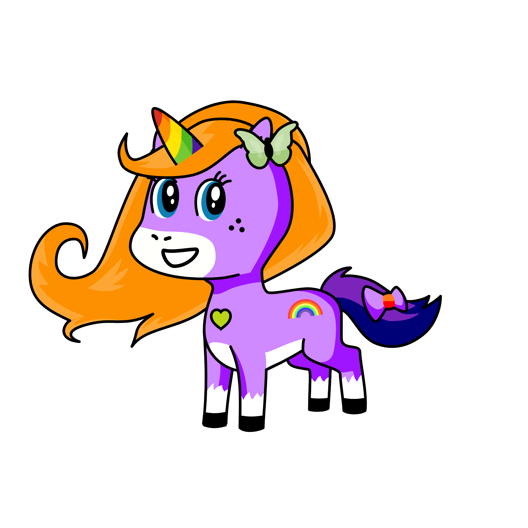 Dash, the unicorn