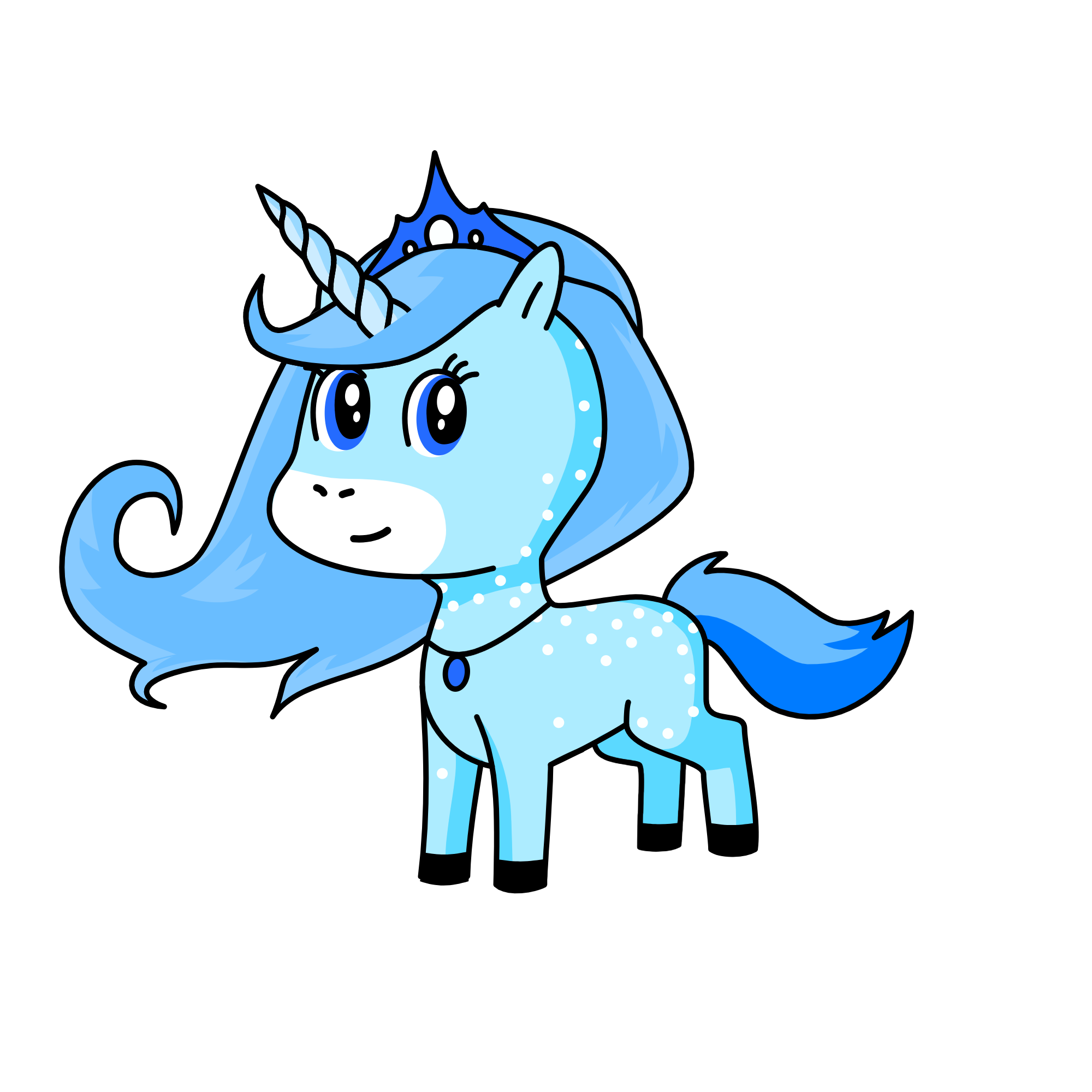 The snow queen's unicorn, the unicorn
