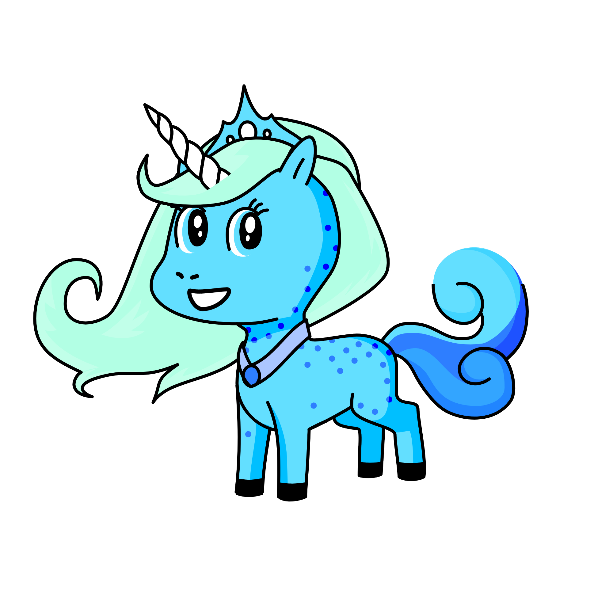 Snow, the unicorn