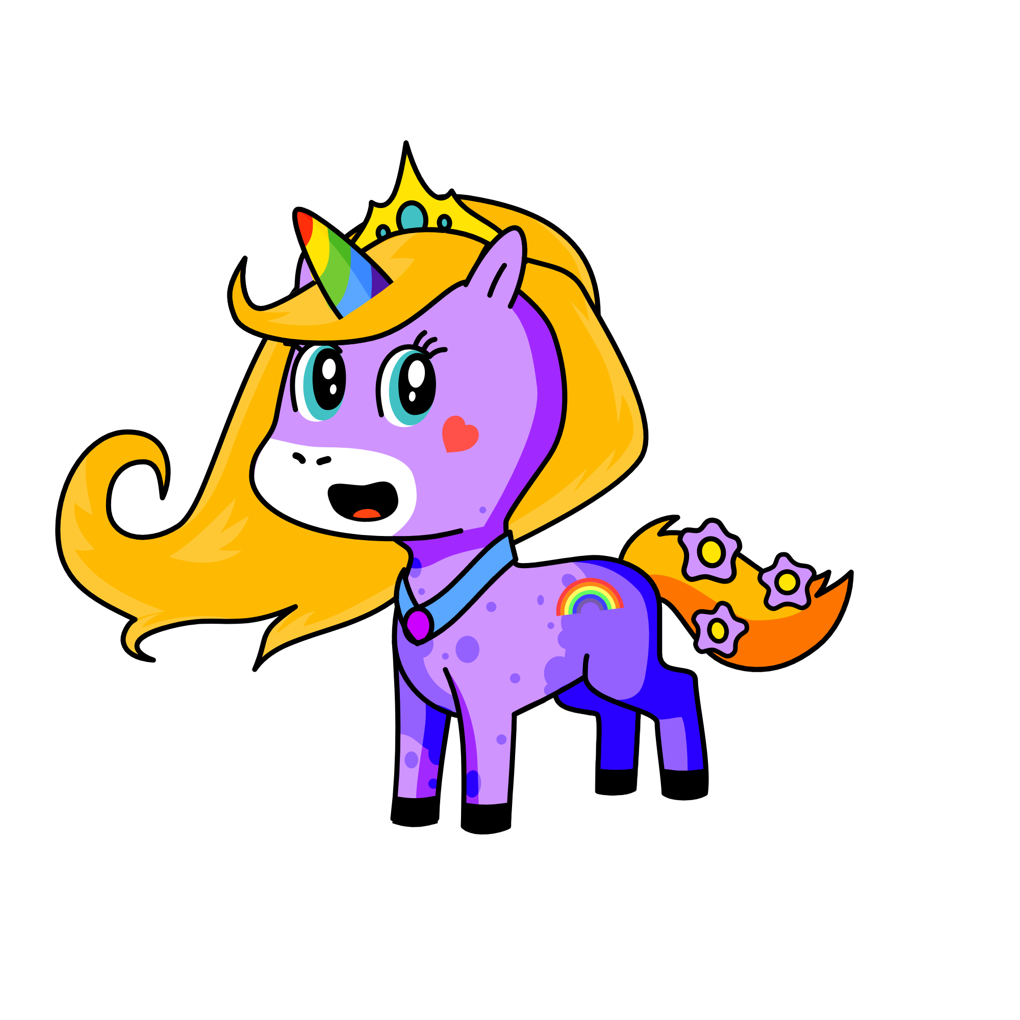 Sunshine, the unicorn