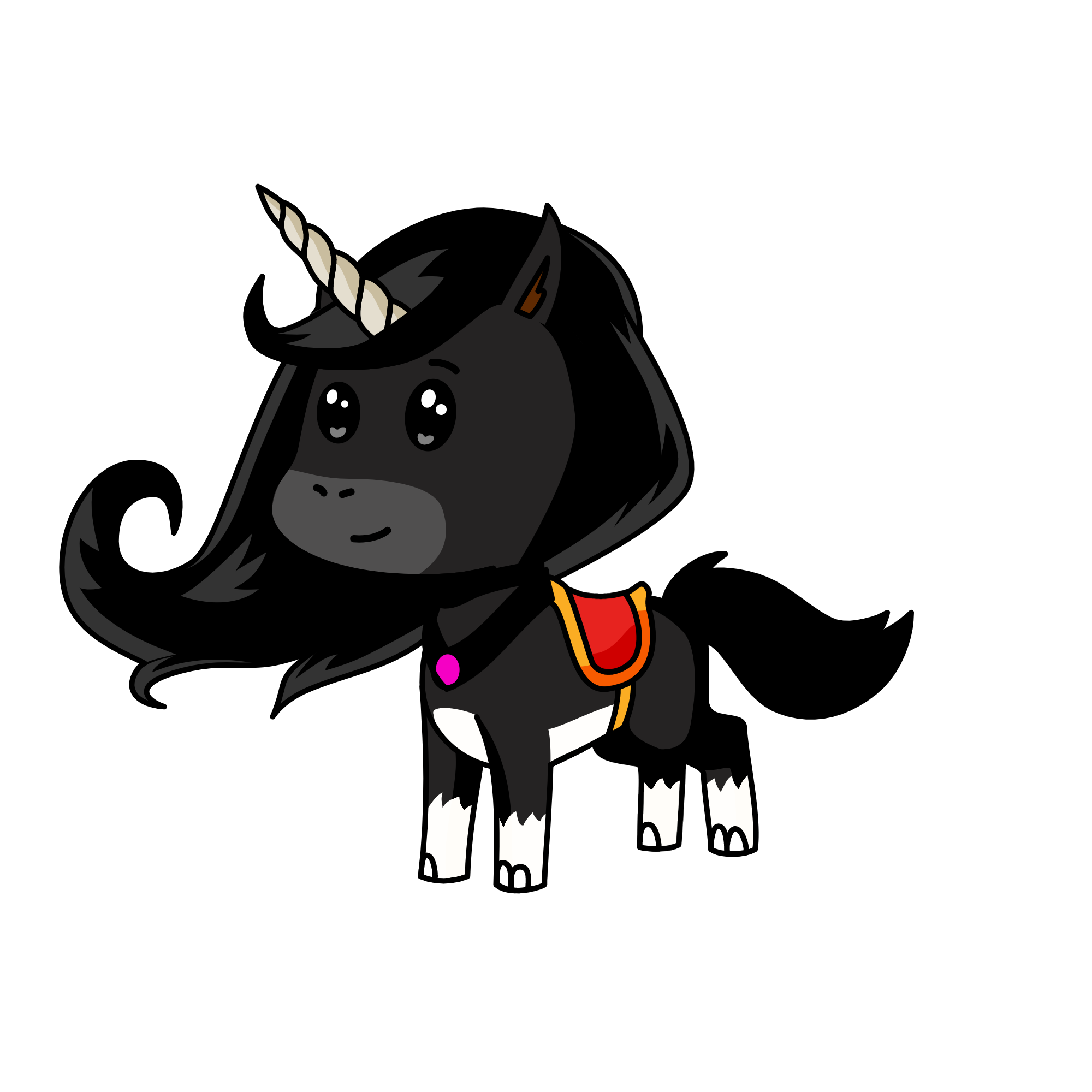 black angel, the unicorn