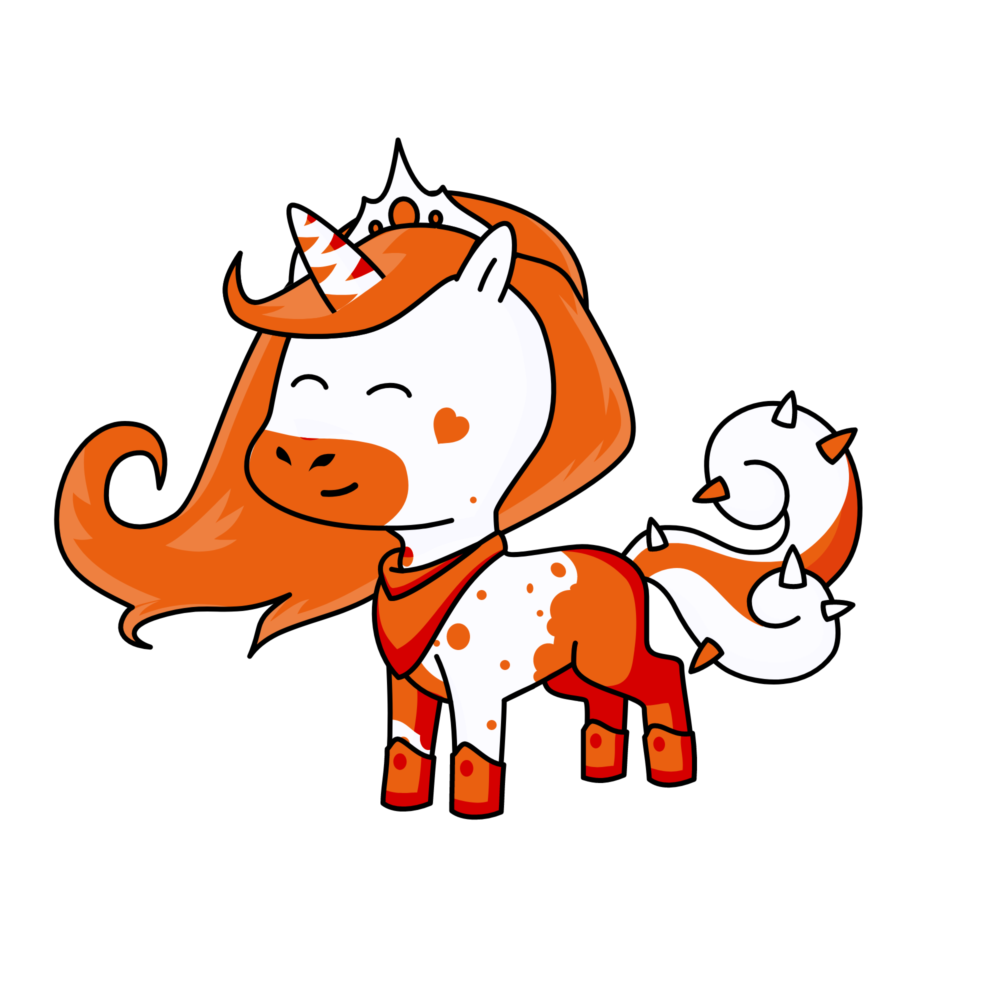 Rainha do Chocolate, the unicorn