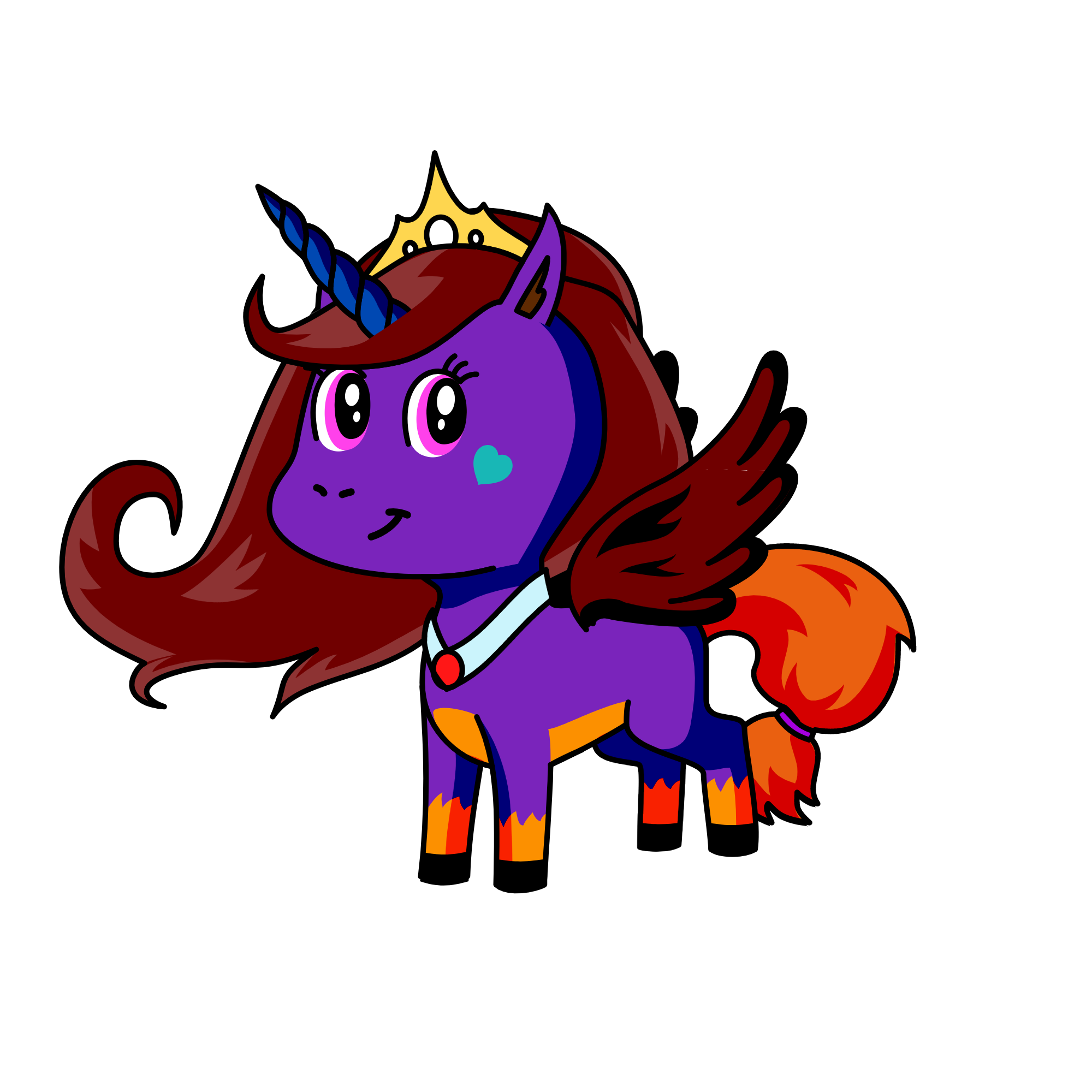 Omega, the unicorn