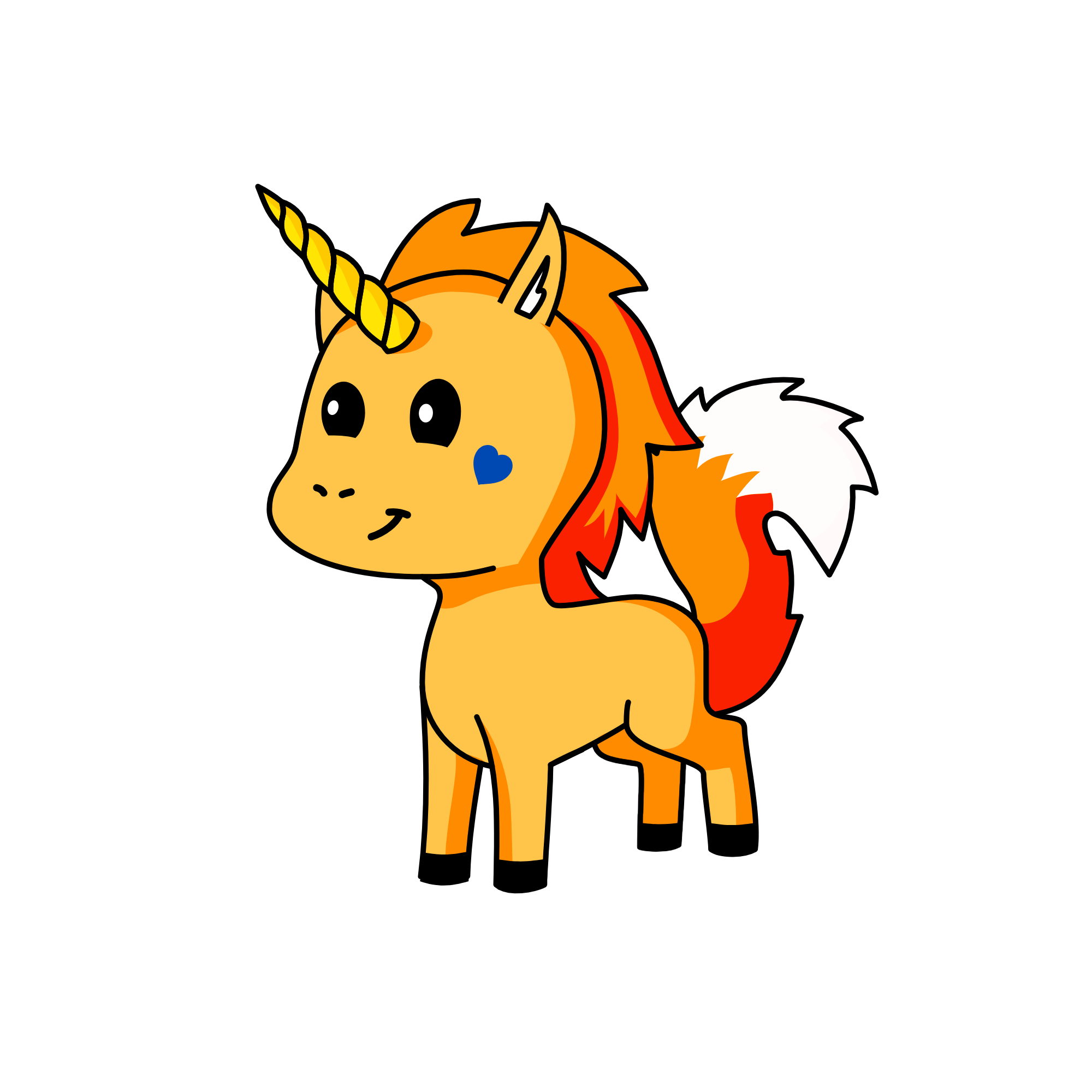 Foxy, the unicorn