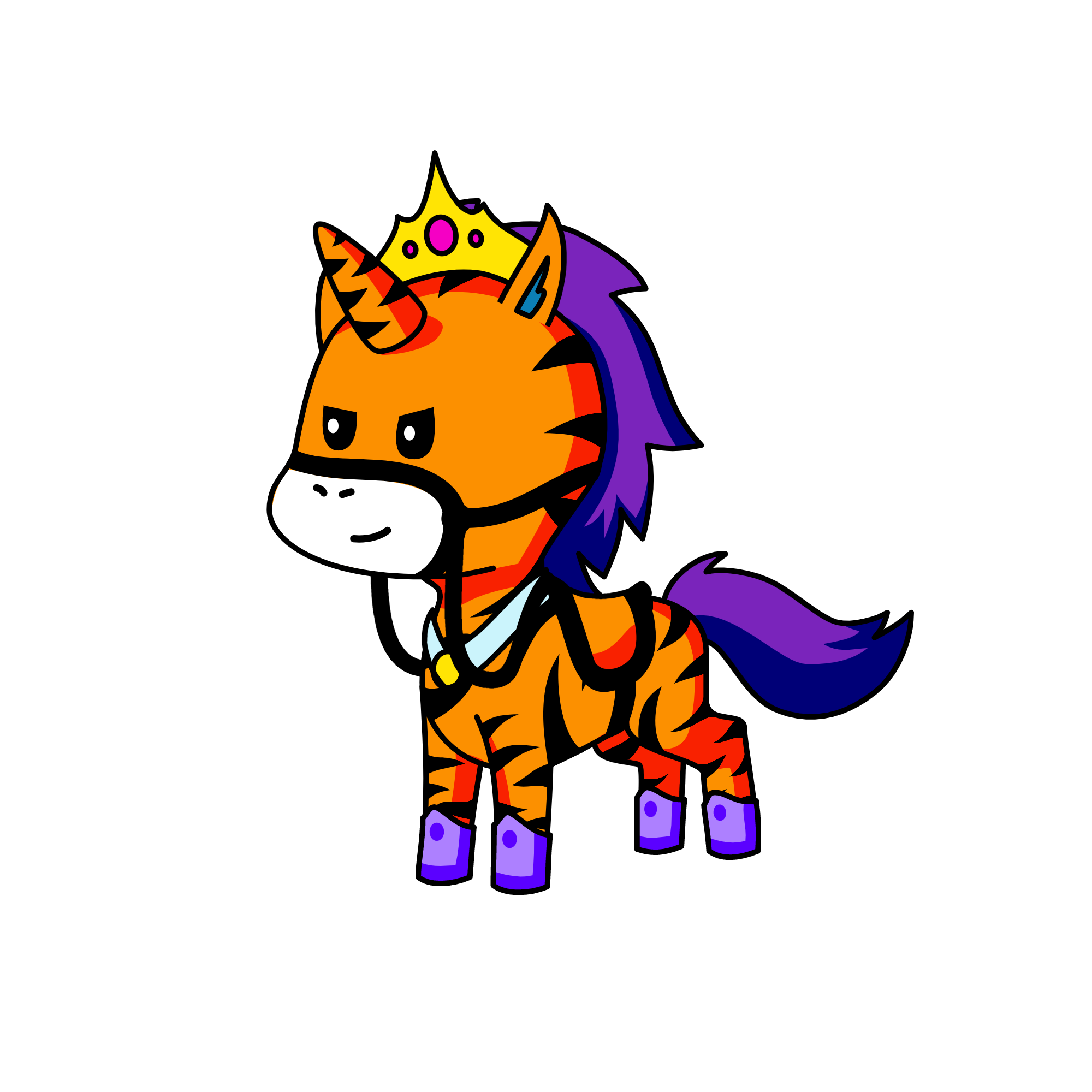 Tiger, the unicorn