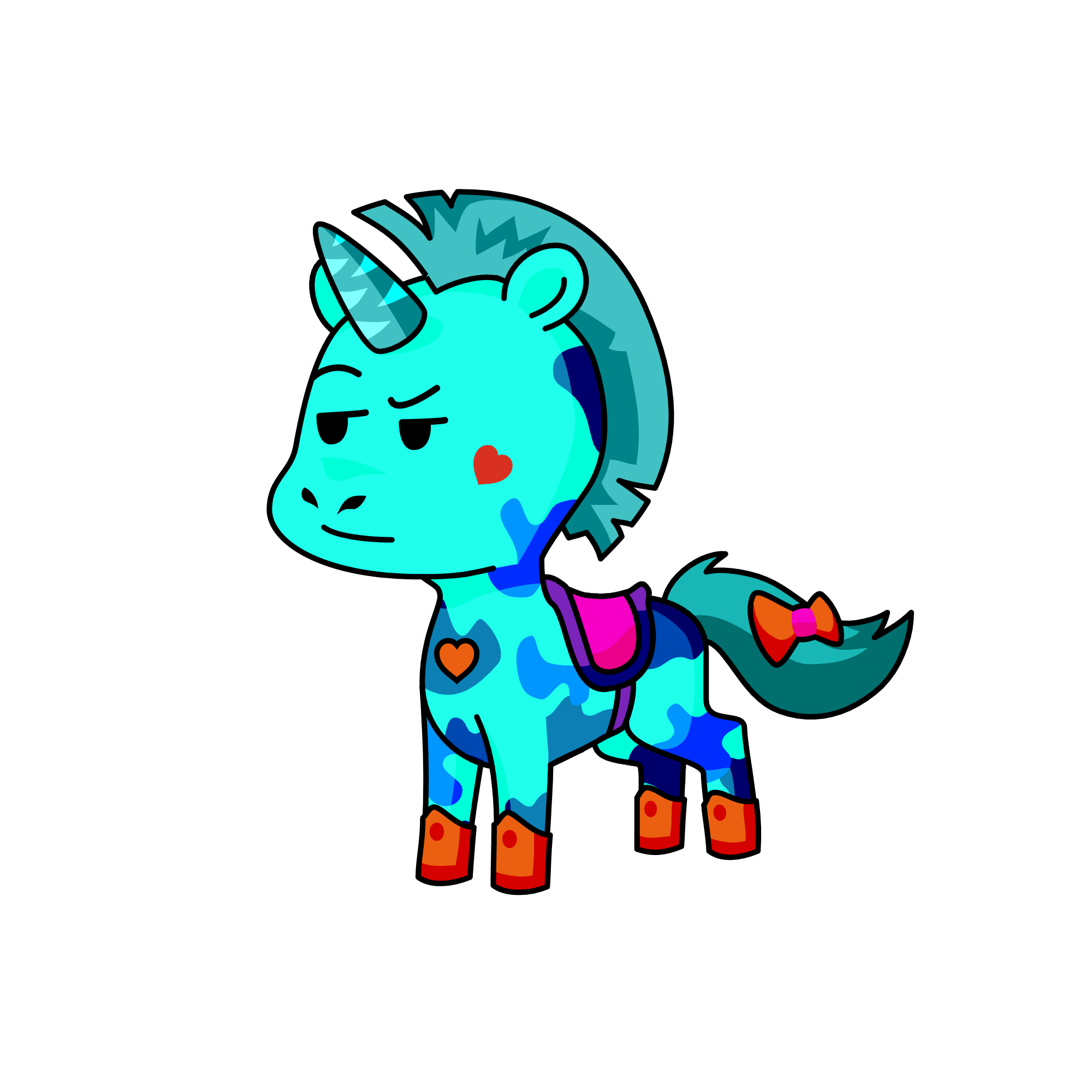 Blue Unicorn, the unicorn