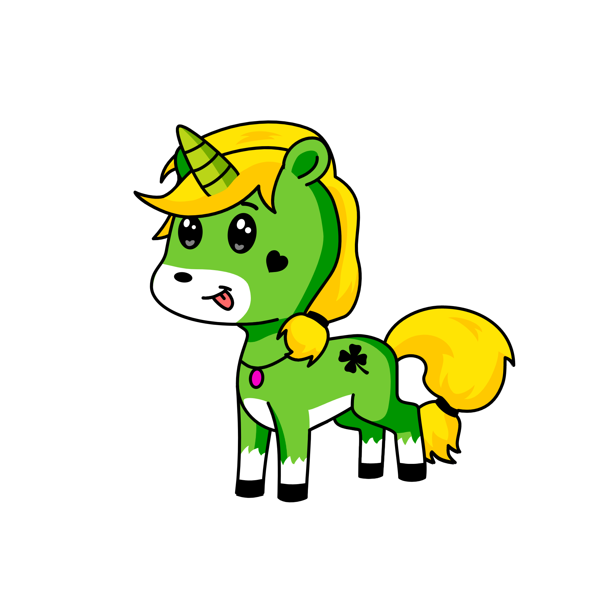 Minty, the unicorn
