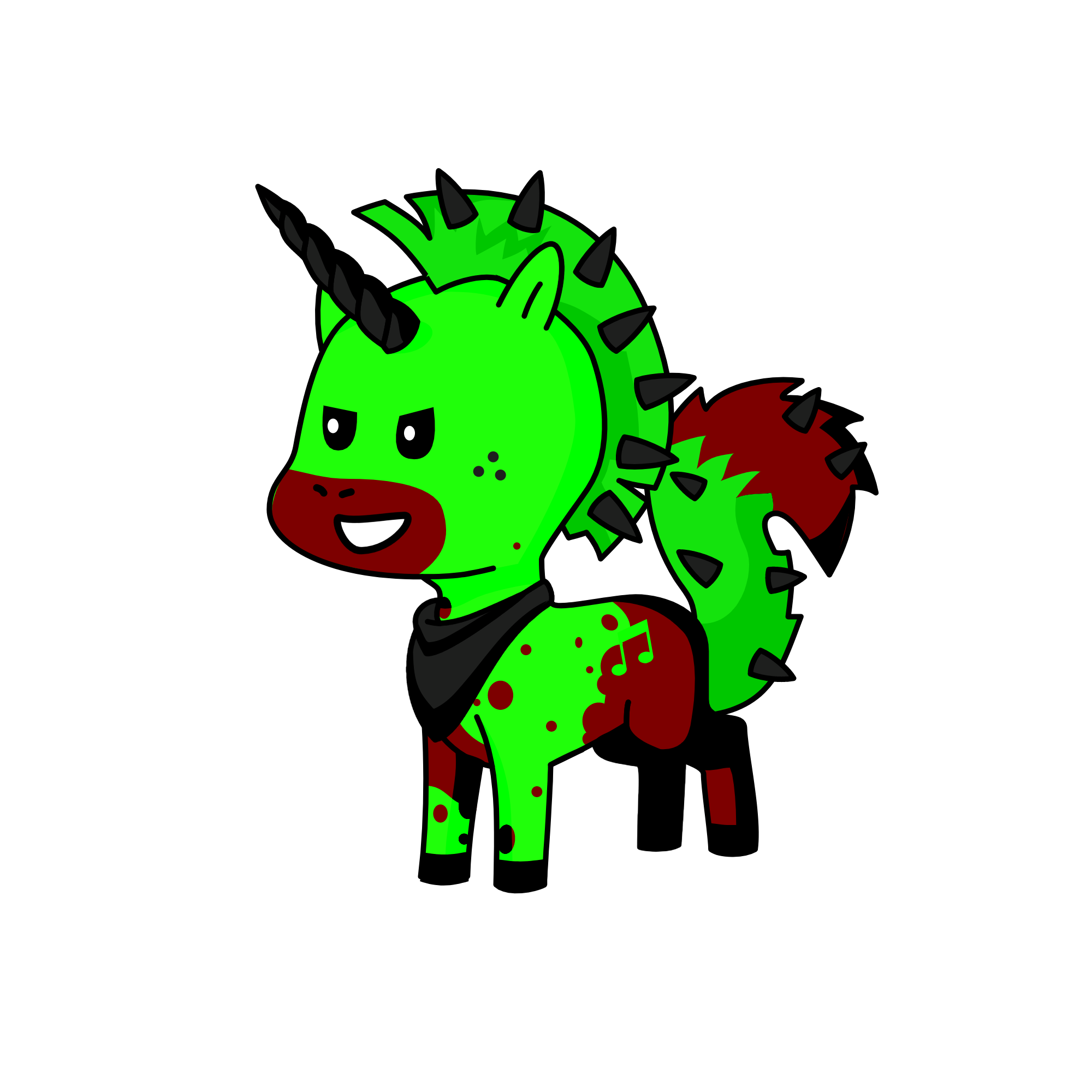 Punkicorn, the unicorn