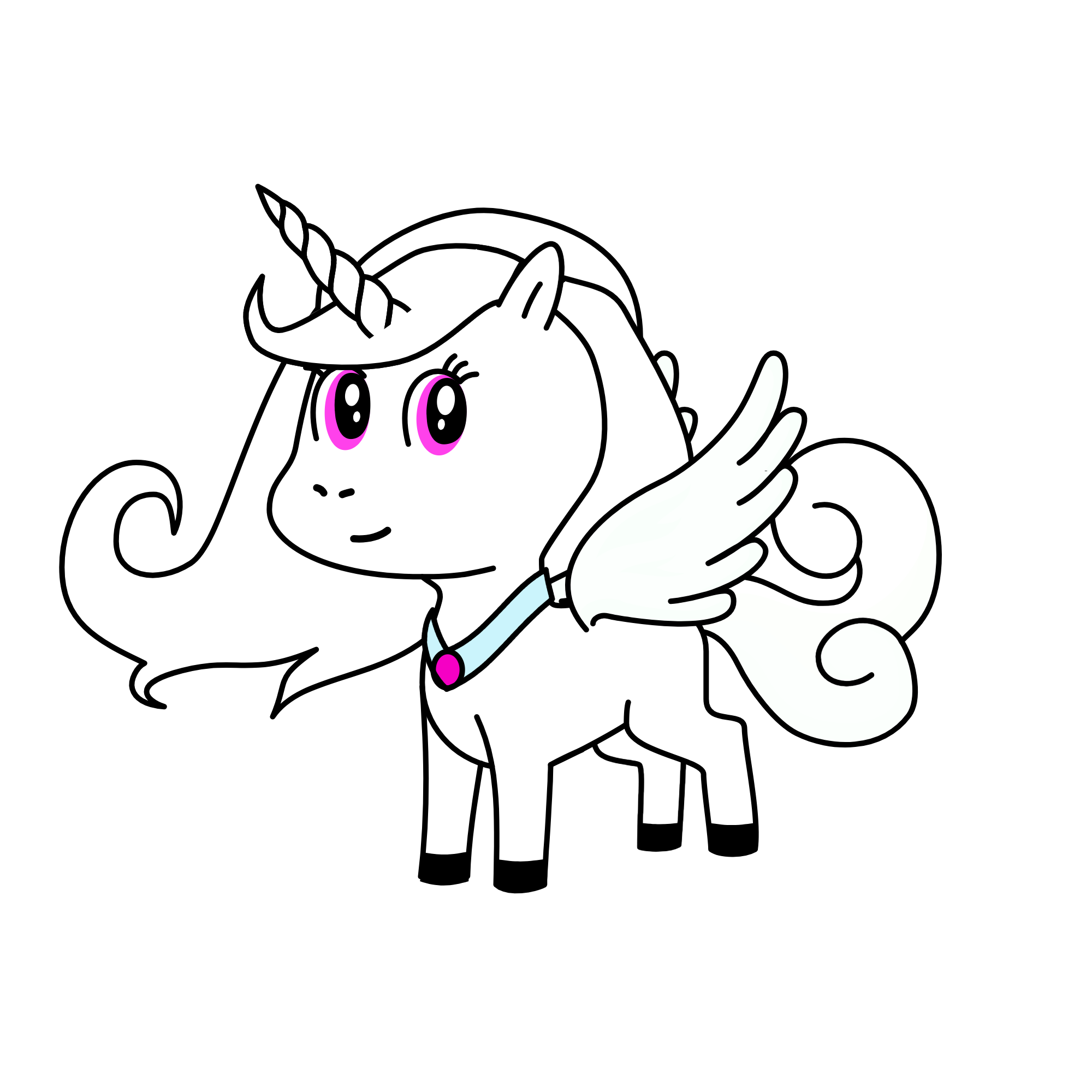 Prinsesin Lea, the unicorn